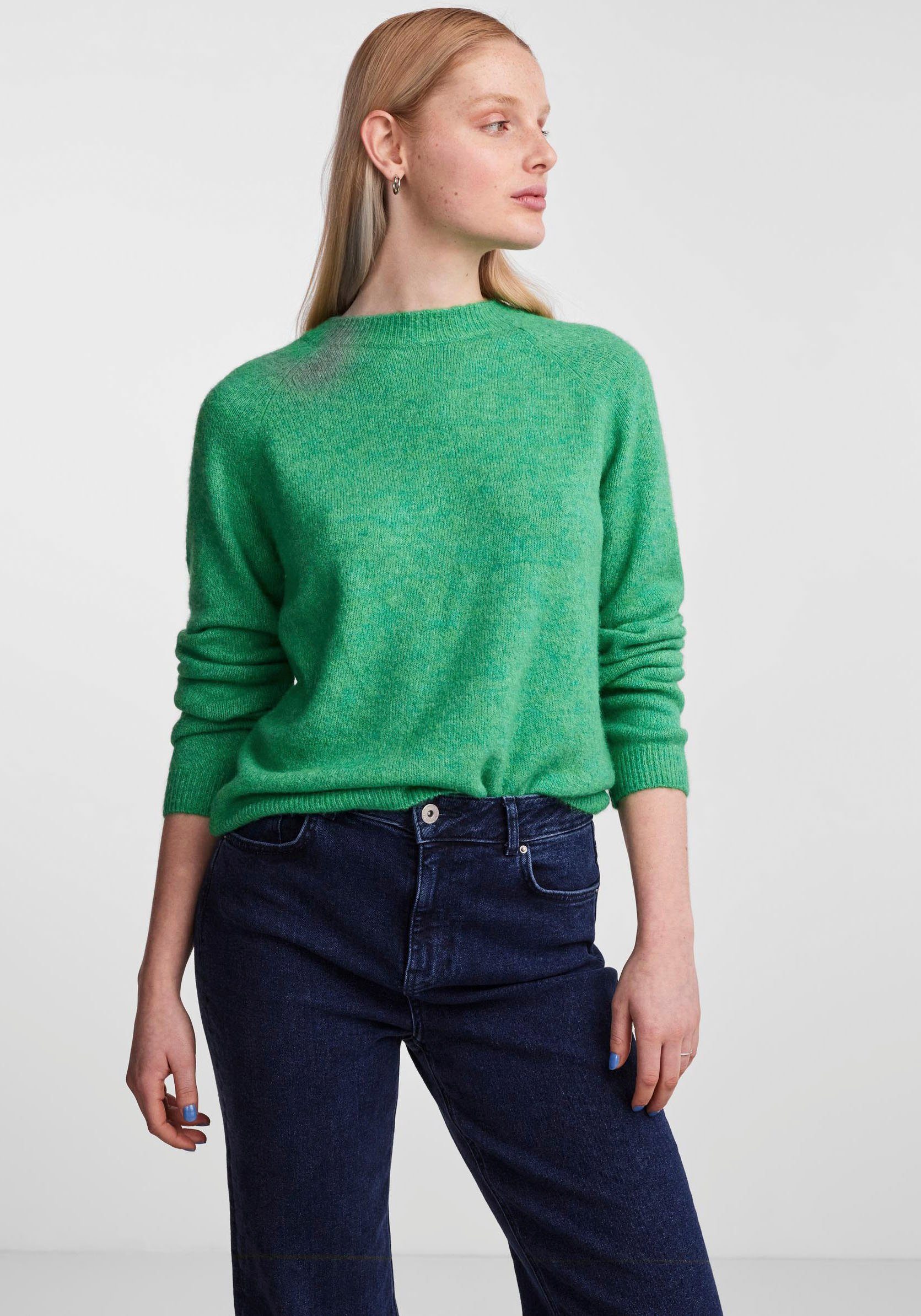 pieces Strickpullover PCJULIANA BC Mint LS NOOS O-NECK KNIT