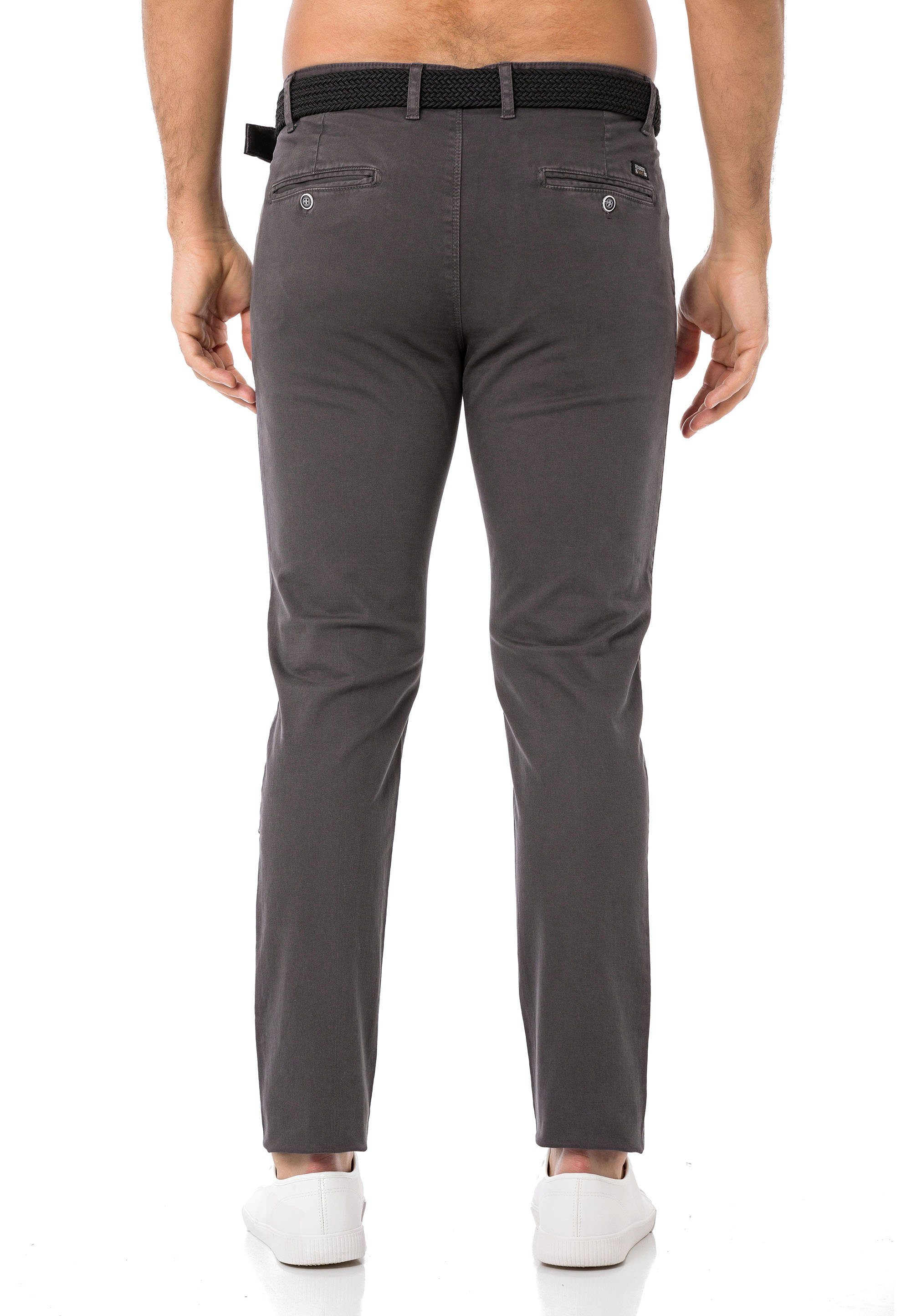 RedBridge Chinohose inklusive hochwertigem Stretch-Gürtel Casual – Bild 5 von 5