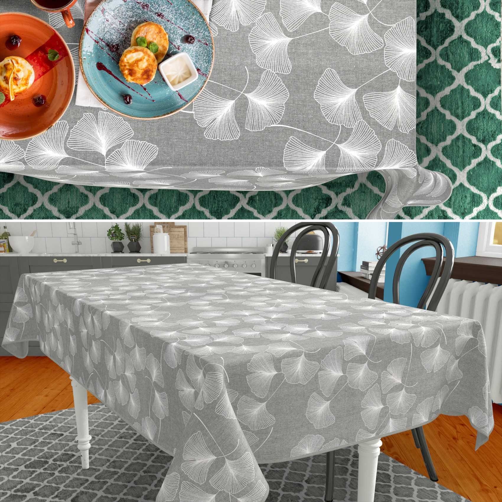 ANRO Tischdecke aus Stoff mit Blumen günstig online kaufen