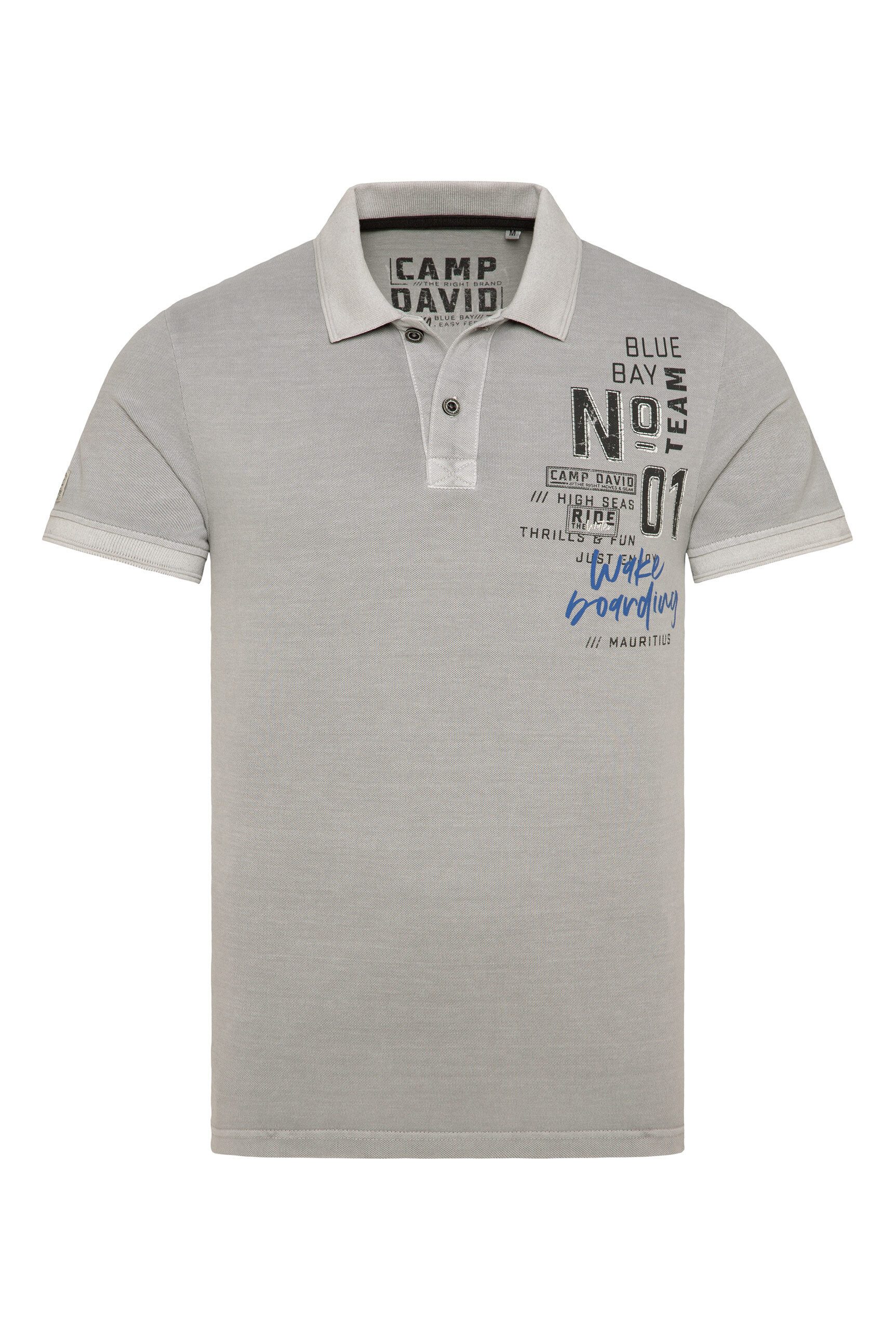 CAMP DAVID Poloshirt aus Baumwolle günstig online kaufen