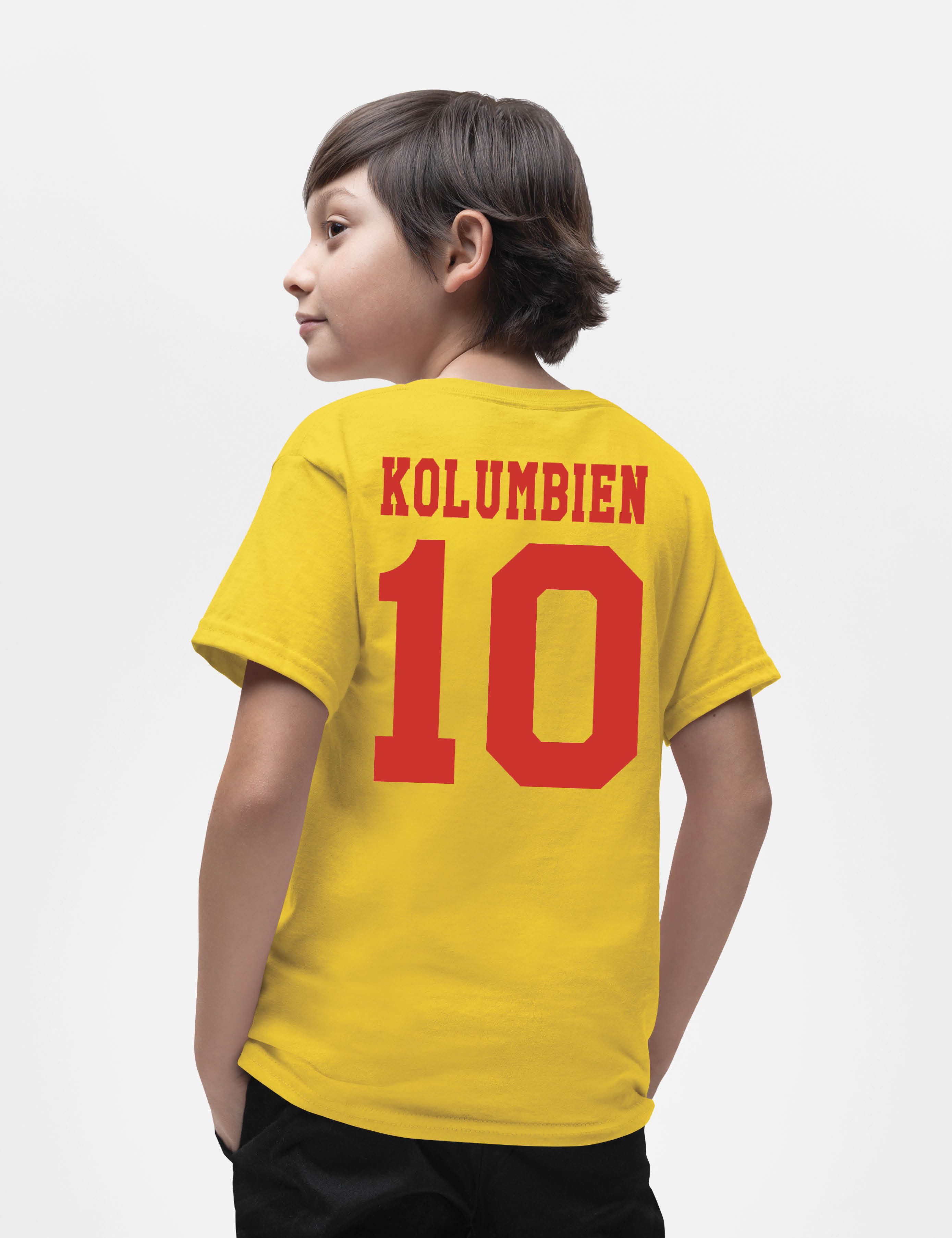 Youth Designz T-Shirt Kolumbien Kinder T-Shirt im Fußball Trikot Look WM 2026 mit trendigem Motiv