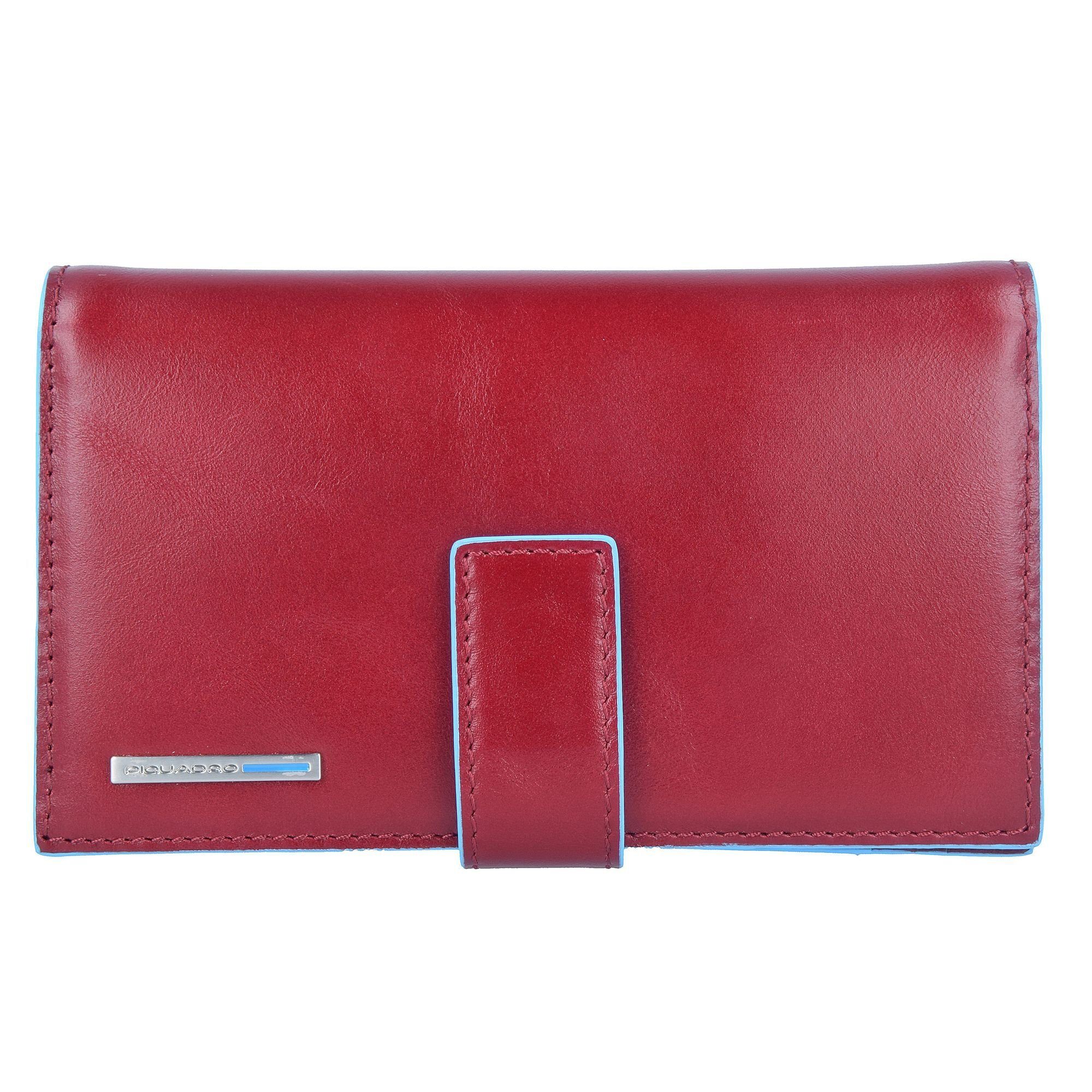 Piquadro Geldbörse Blue Square, Leder rot