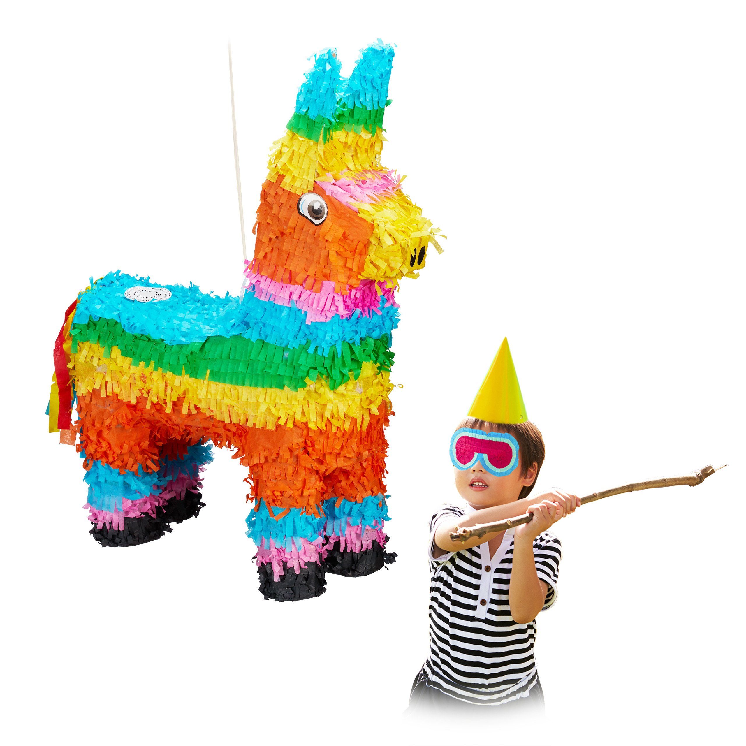 relaxdays Papierdekoration Pinata Lama