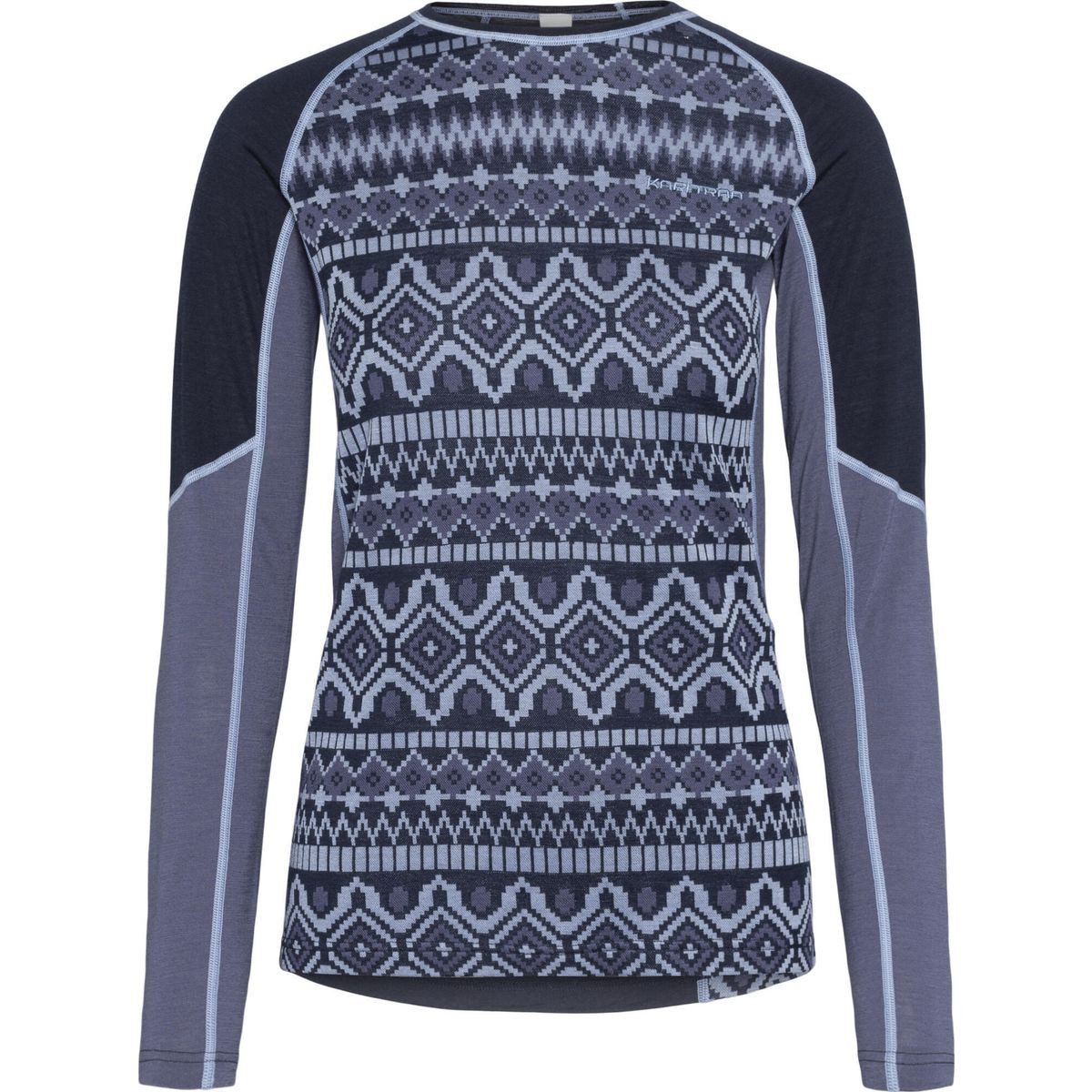 Kari Traa Layershirt Malia Longsleeve Elegantes Longsleeve aus Merinowolle und Tencel™, das Komfort, Stil