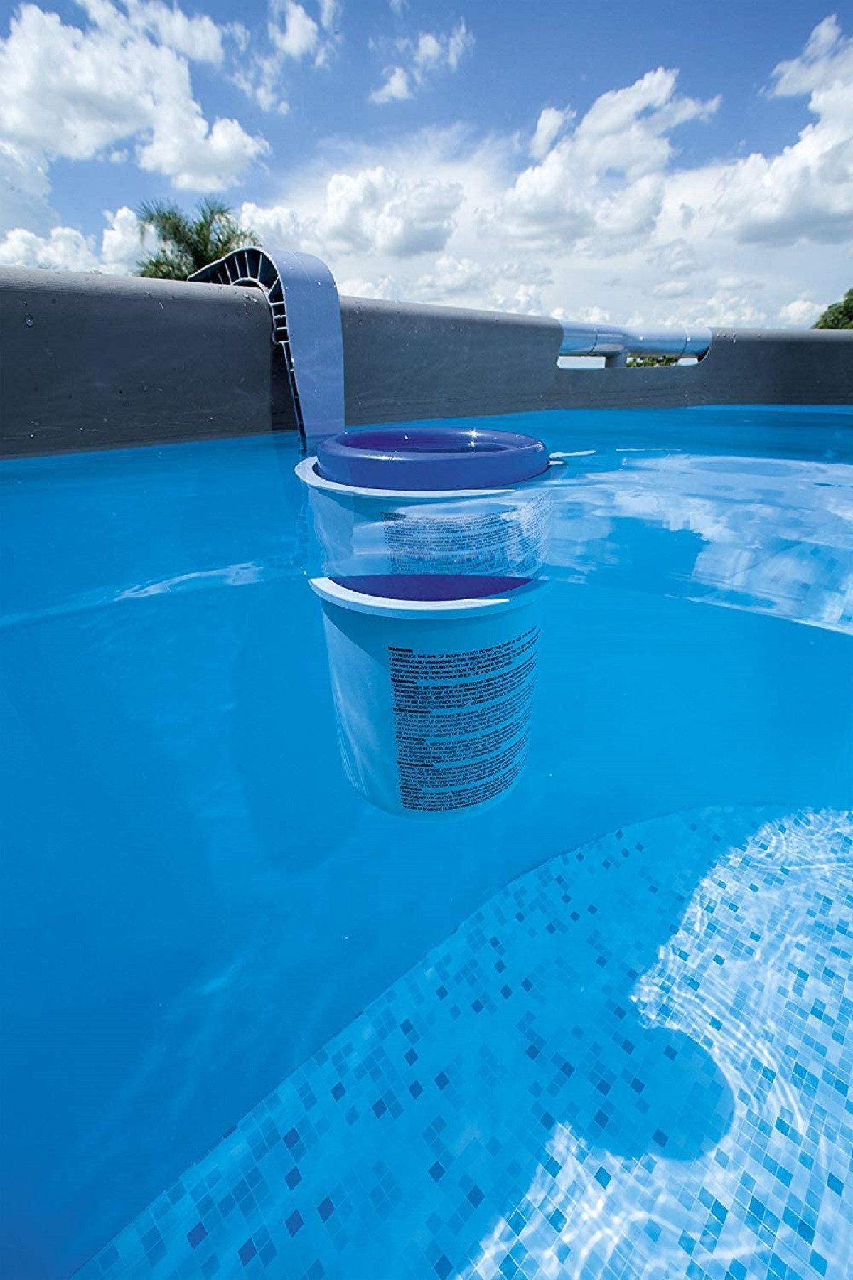 Bestway Skimmer Bestway Flowclear Einhängeskimmer für Filtersysteme bis 4 Meter, Einfache Installation, langlebiges Material
