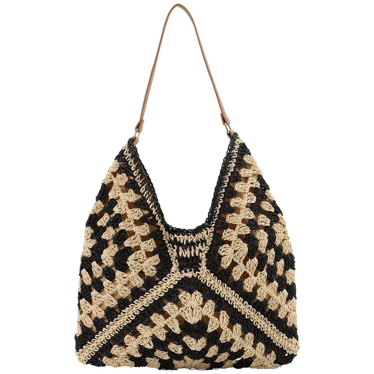 MOPUEA Strandtasche Strohtasche Strandtasche für Damen, Boho Stroh Schultertaschen (Katzenhängematte für Fenster mit sicherer Saugnapfhalterung, Platzsparender Fensterplatz zum Schlafen und Beobachten), Atmungsaktiv, robust, waschbar und einfach montierbar
