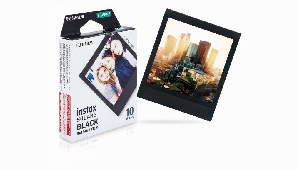 FUJIFILM Sofortbildfilm Fujifilm Instax Square Film Black Frame