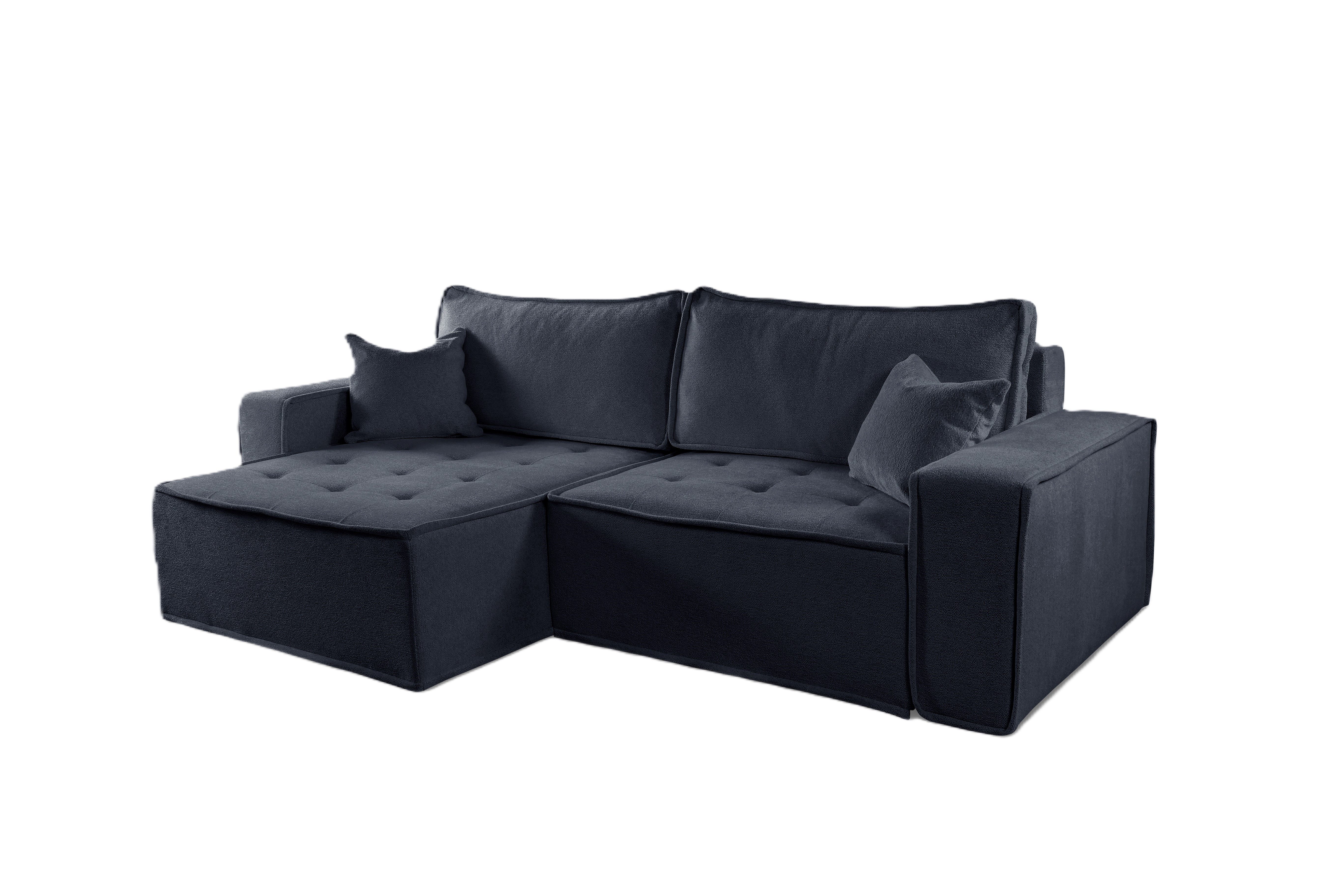 Kaiser Möbel Ecksofa L-förmiges Bohoo-Ecksofa mit Schlaffunktion