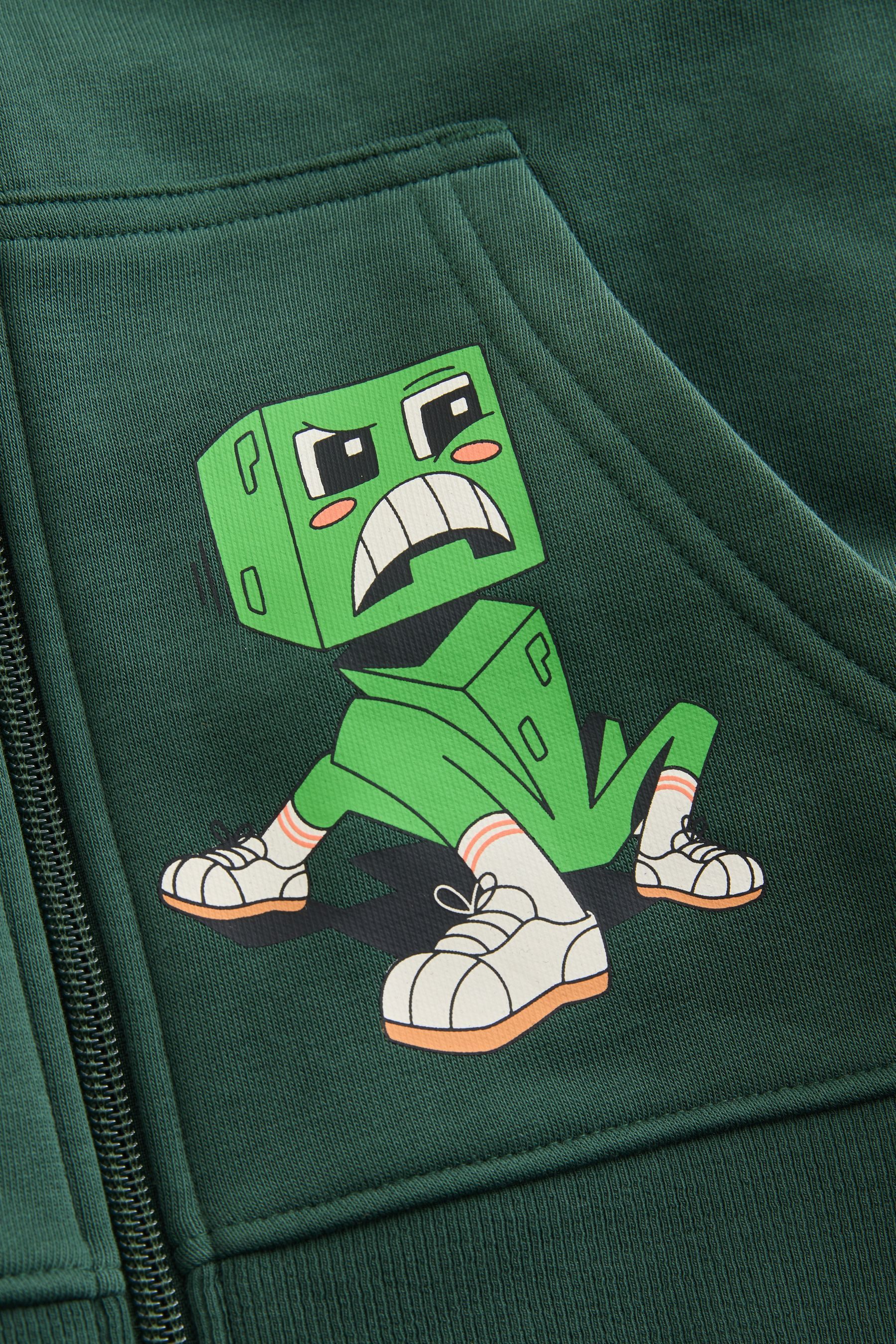Next Kapuzenpullover Kapuzenjacke mit Reißverschluss, Minecraft (1-tlg)