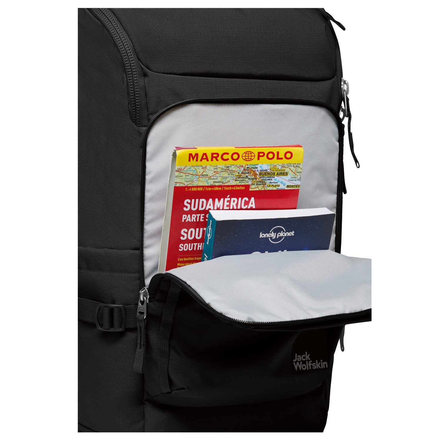 Jack Wolfskin Freizeitrucksack Jack Wolfskin Rucksack Lyall Black (1-tlg) – Bild 5 von 5