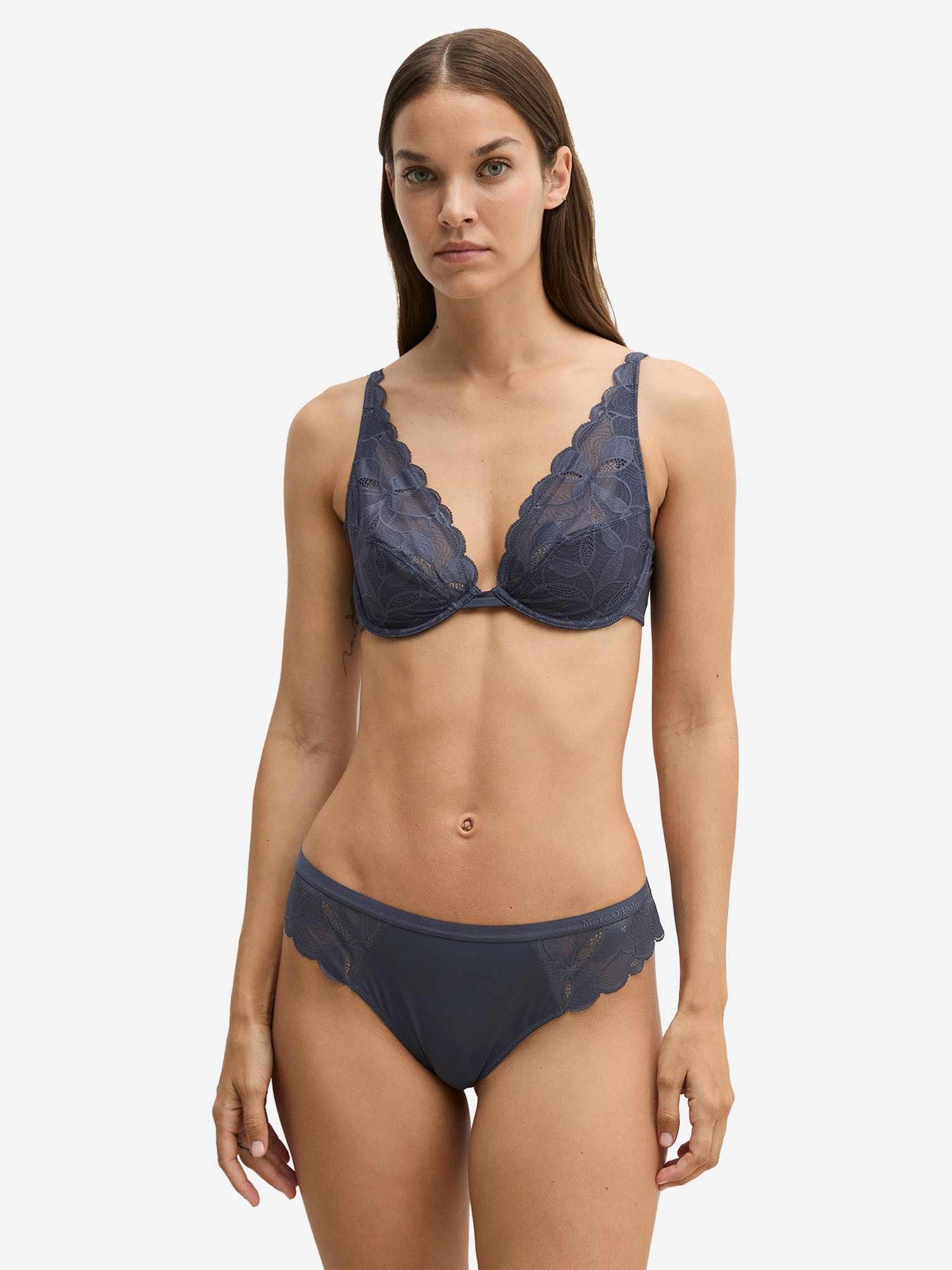 Marc O'Polo Slip Tender Lace Unterhose, Basic Slip, Slip