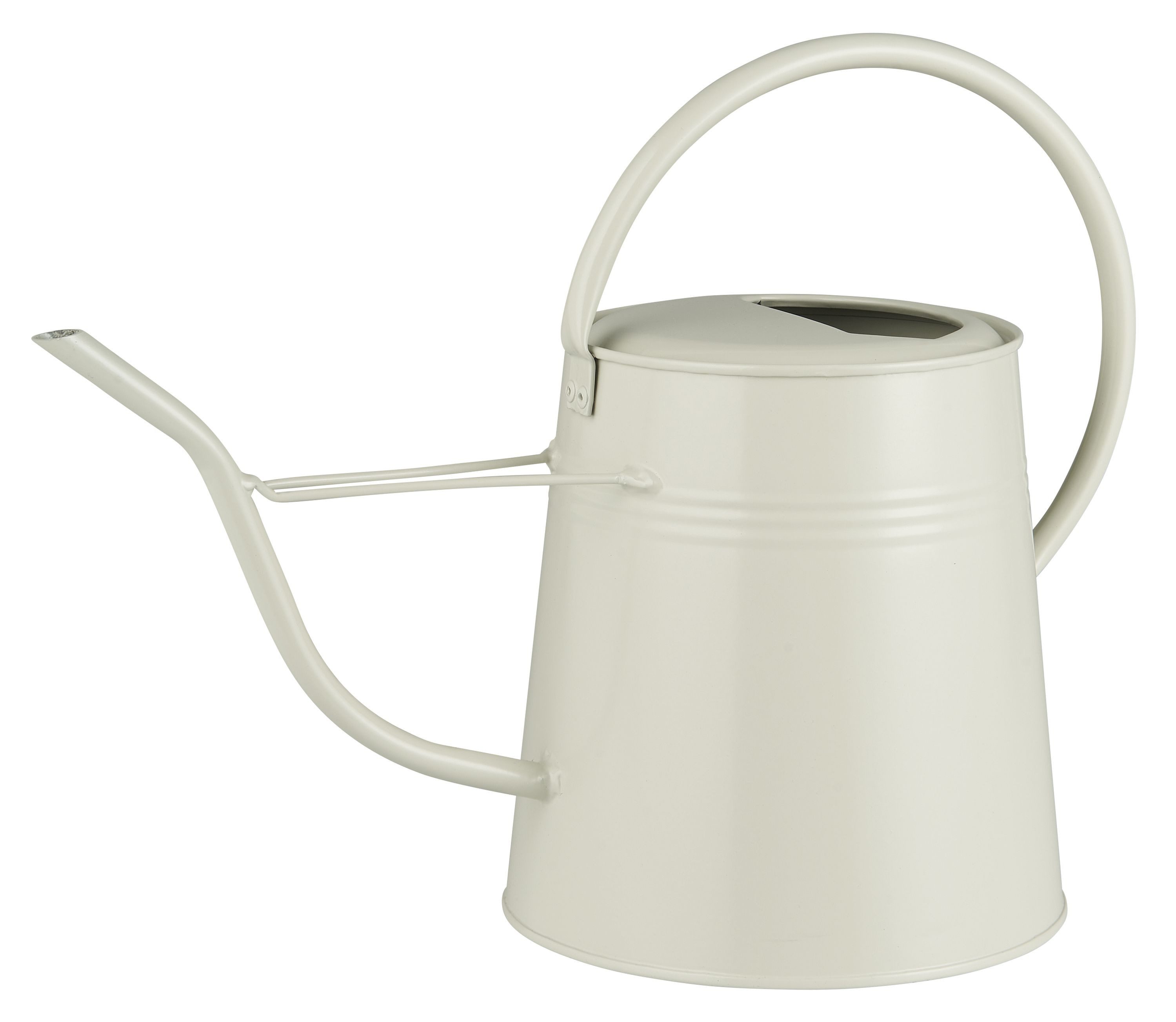 Ib Laursen Gießkanne Ib Laursen - Gießkanne 2,3 Liter Metall Retro Hellgrau Graunatur