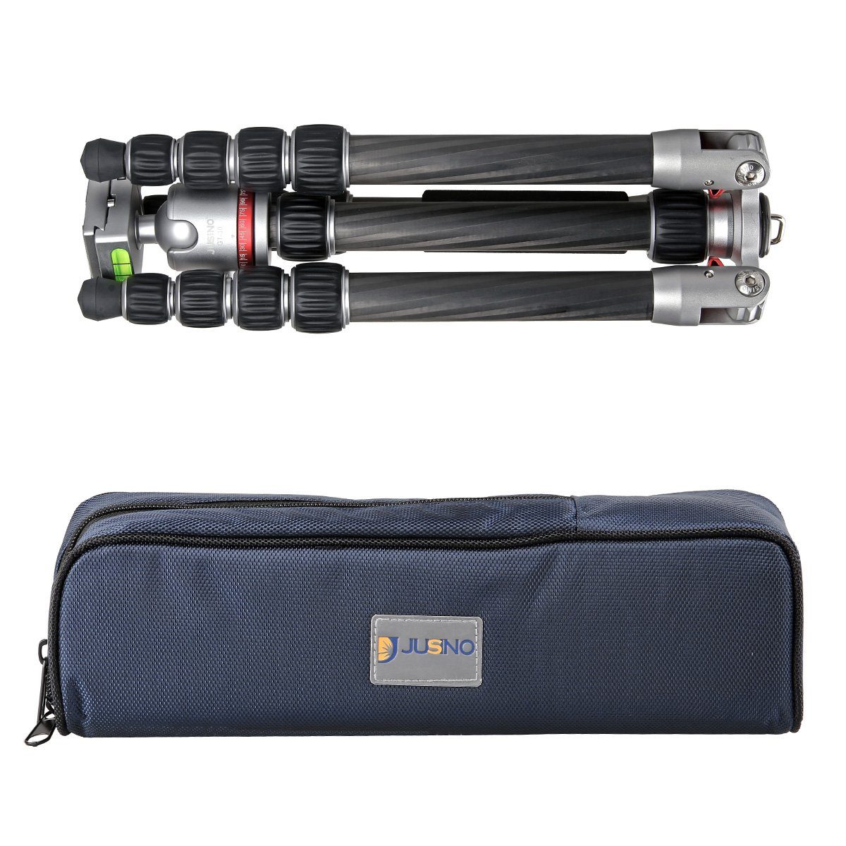 JUSINO Leichtes Karbon GT-30 und Kugelkopf Dreibeinstativ TK-225 Monopod-Funktion Tripod SC