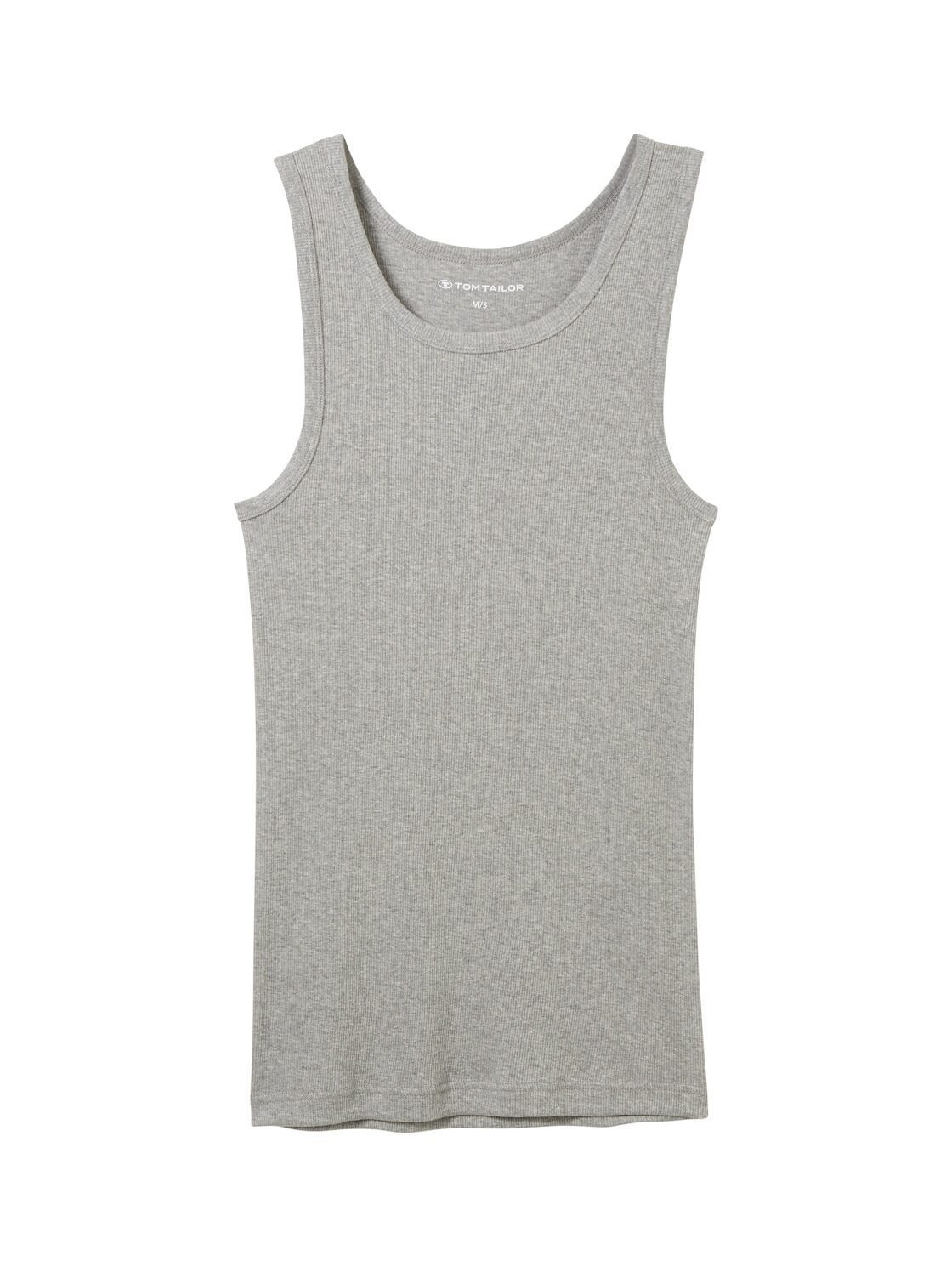 TOM TAILOR Unterhemd Unterwäsche Tanktops mit Rippstruktur im 2er-Pack günstig online kaufen
