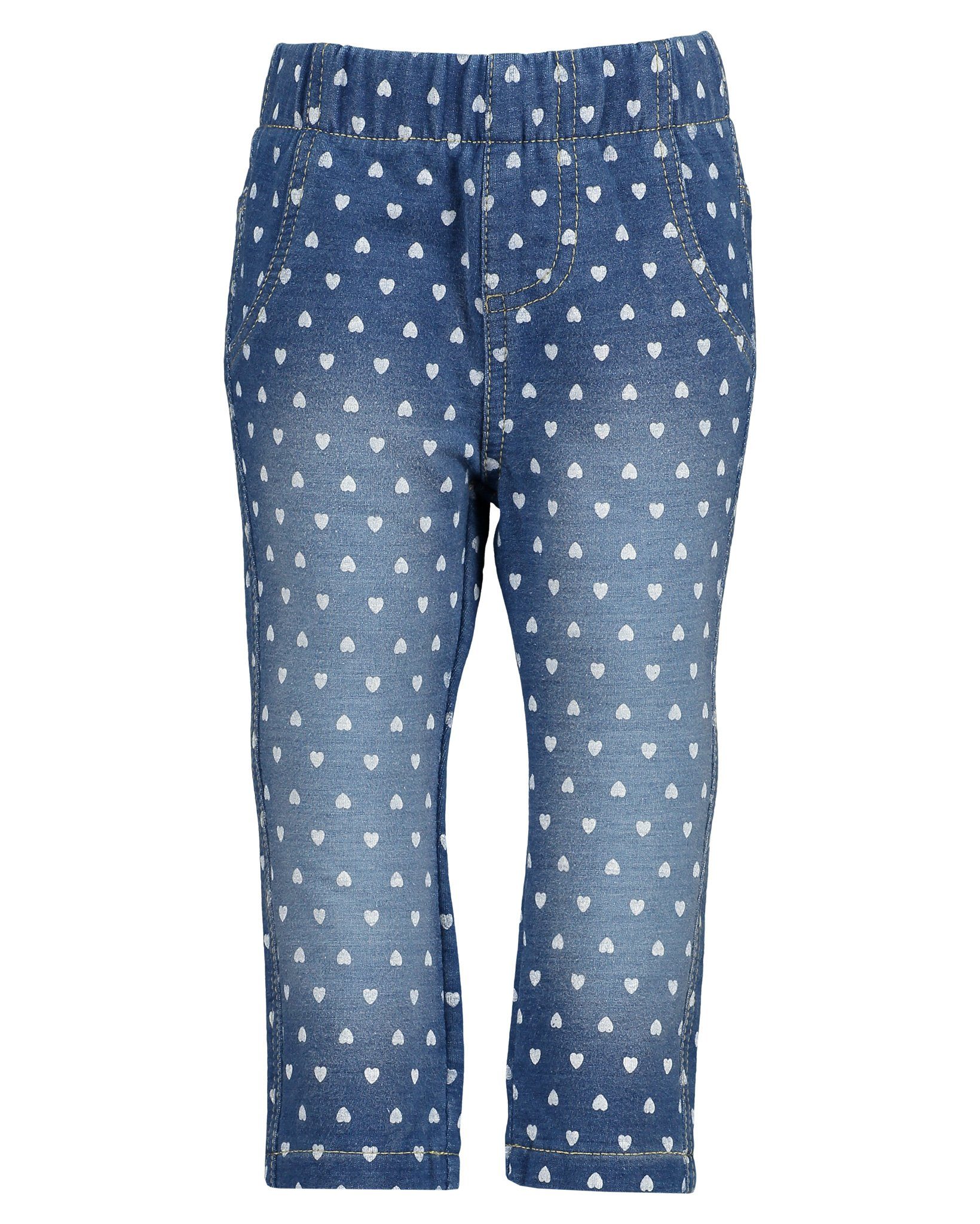 Blue Seven Skinny-fit-Jeans Blue Seven Baby-Mädchen Jeggins mit Allover-Print