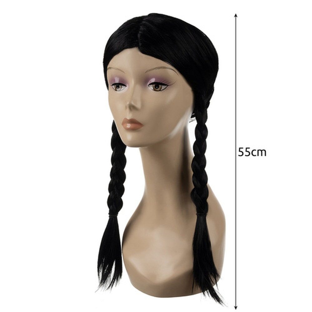 soulima Kostüm-Perücke Zöpfe Damenperücke, perfektes Accessoire für Fasching, Fotoshooting oder Themen-Events