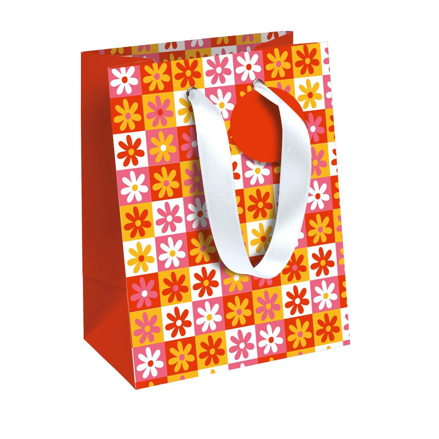 CLAIREFONTAINE Geschenkpapier 6x SunnyFlowers Tasche 21,5x10,2x25,3 202121-3C, Tasche
