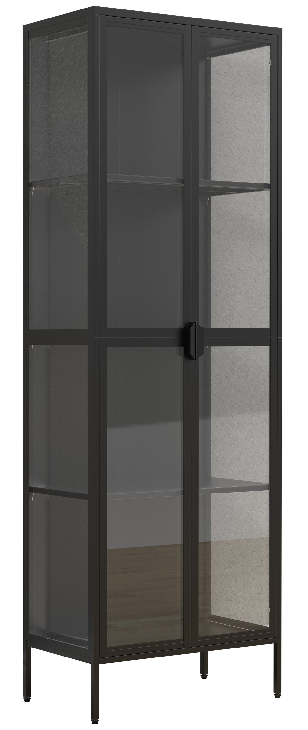 VCM Standvitrine Stahl Standvitrine Vitrine Schaukasten günstig online kaufen