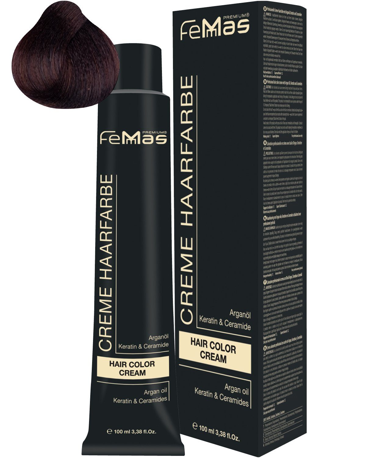 Femmas Premium Haarfarbe Femmas Hair Color, 1-tlg., Profi-Qualität