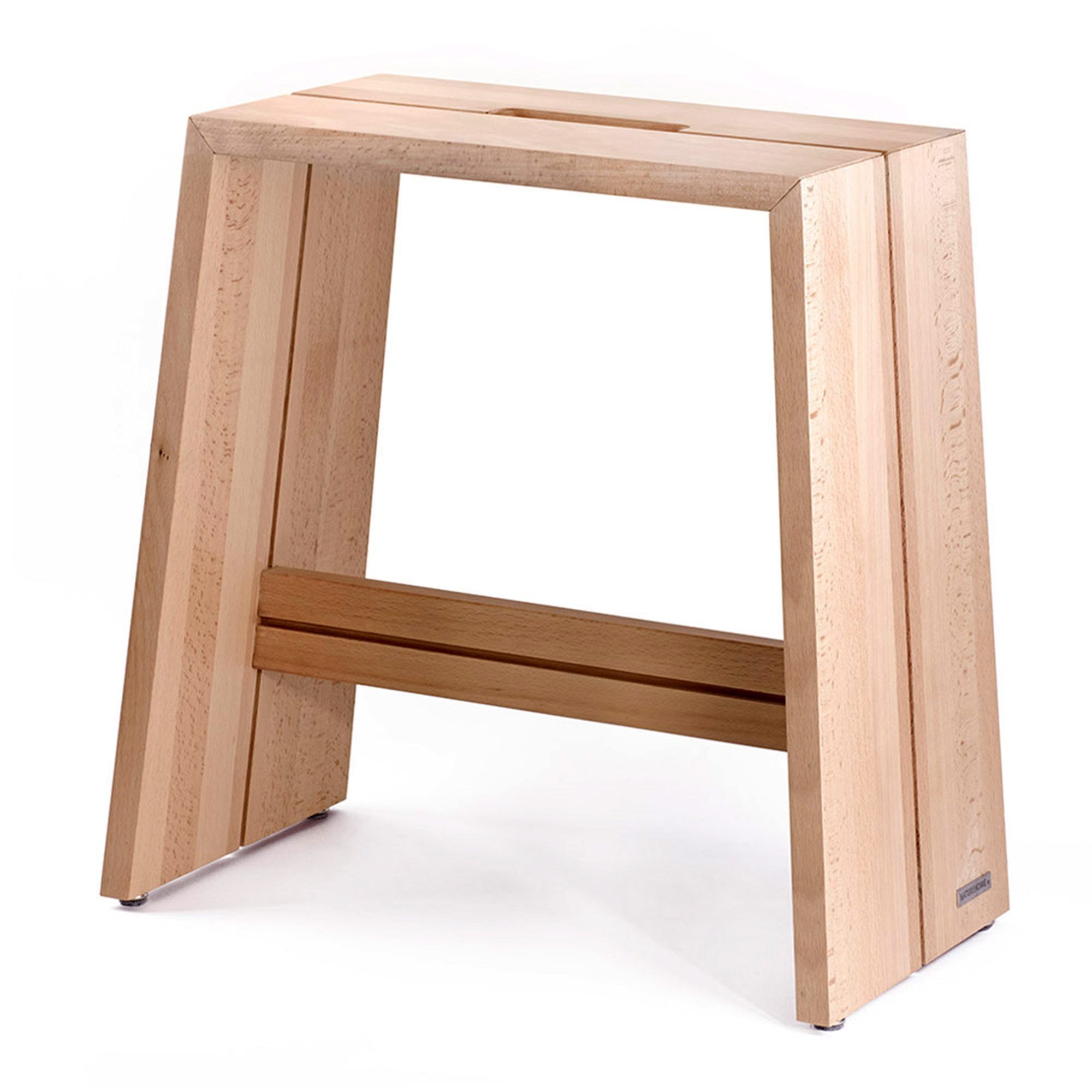 NATUREHOME Hocker Sitzhocker Holzhocker Design versch. Holzarten (1 St., Modern), Handarbeit, Design, Echtholz