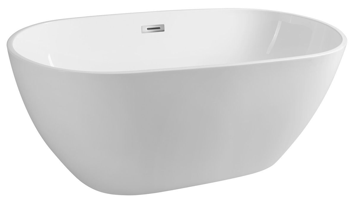 Aqualine Badewanne DOURO Freistehende Badewanne 150x82cm, weiß, Aqualine-E1850