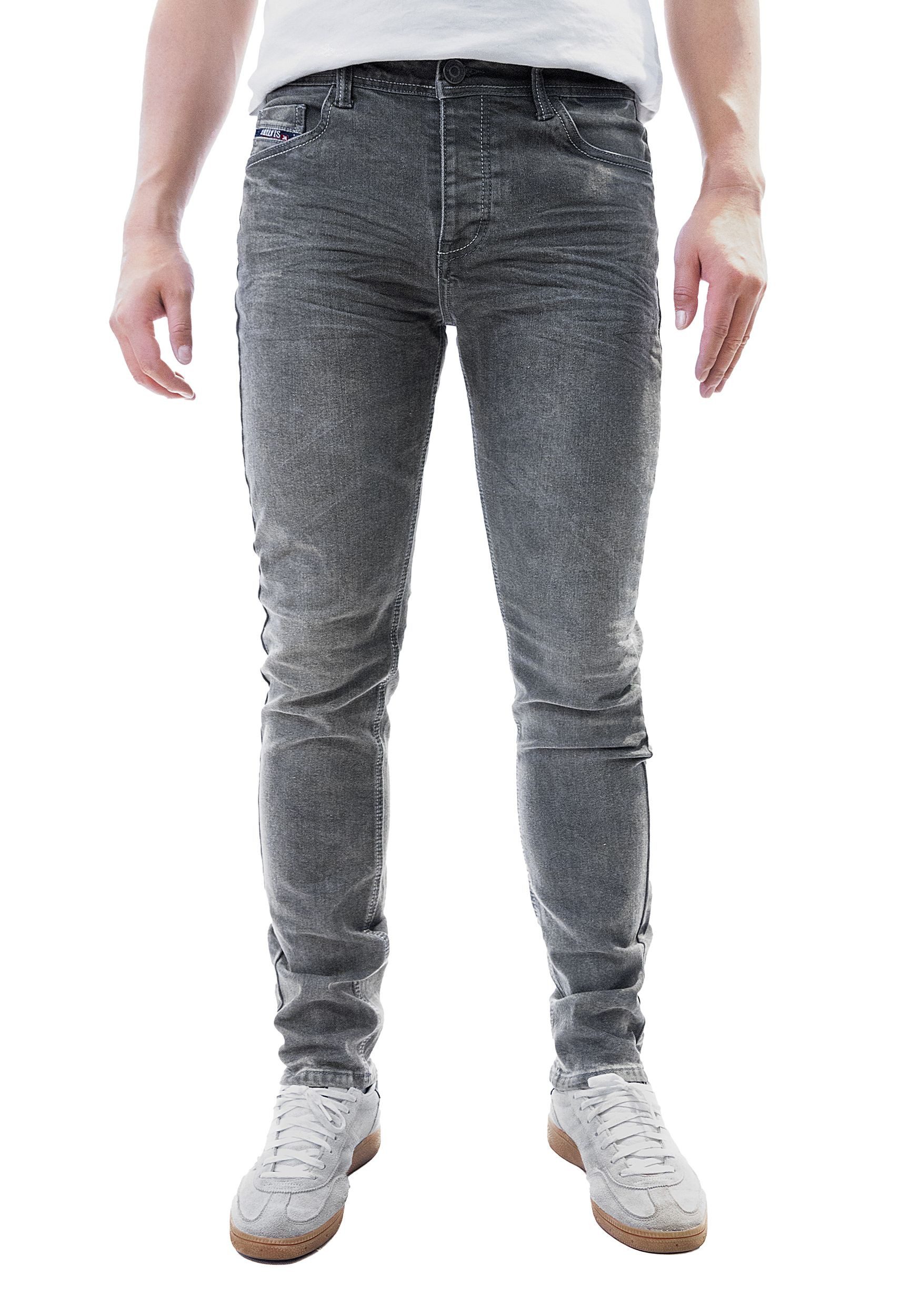 Jaylvis Regular-fit-Jeans Jeans Schlanke Passform 5-Pocket Design Khakifarb günstig online kaufen