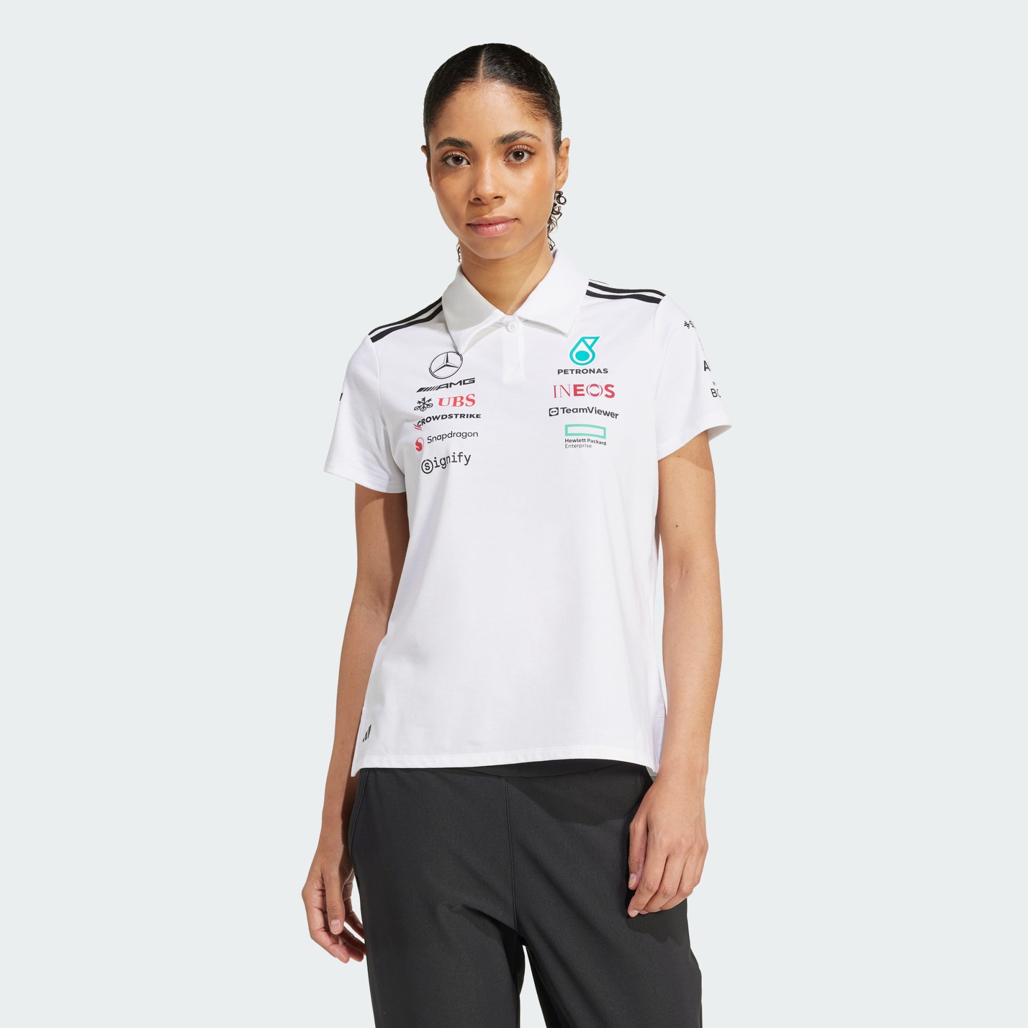 adidas Performance Funktionsshirt MERCEDES - AMG PETRONAS FORMULA ONE TEAM POLOSHIRT (1-tlg)