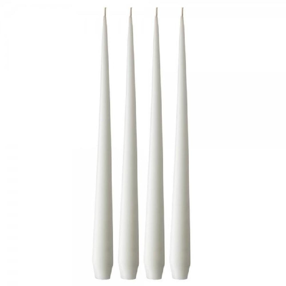 ester & erik Tafelkerze Spitzkerze Taper Candle Pure White (4-teilig) günstig online kaufen