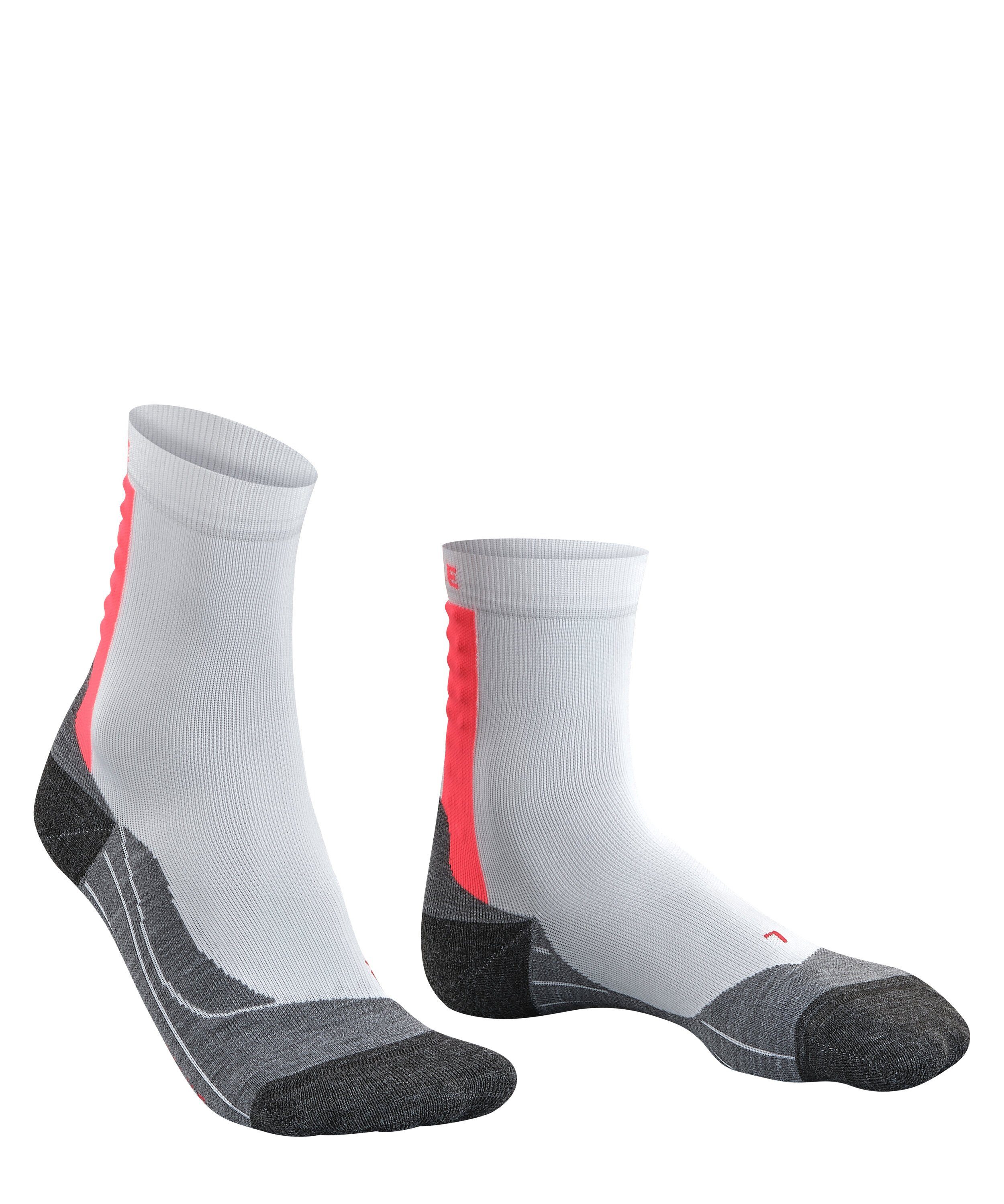 FALKE white-neon red Sportsocken (1-Paar) (2028) hilft Achilles Achillessehnen-Beschwerden bei