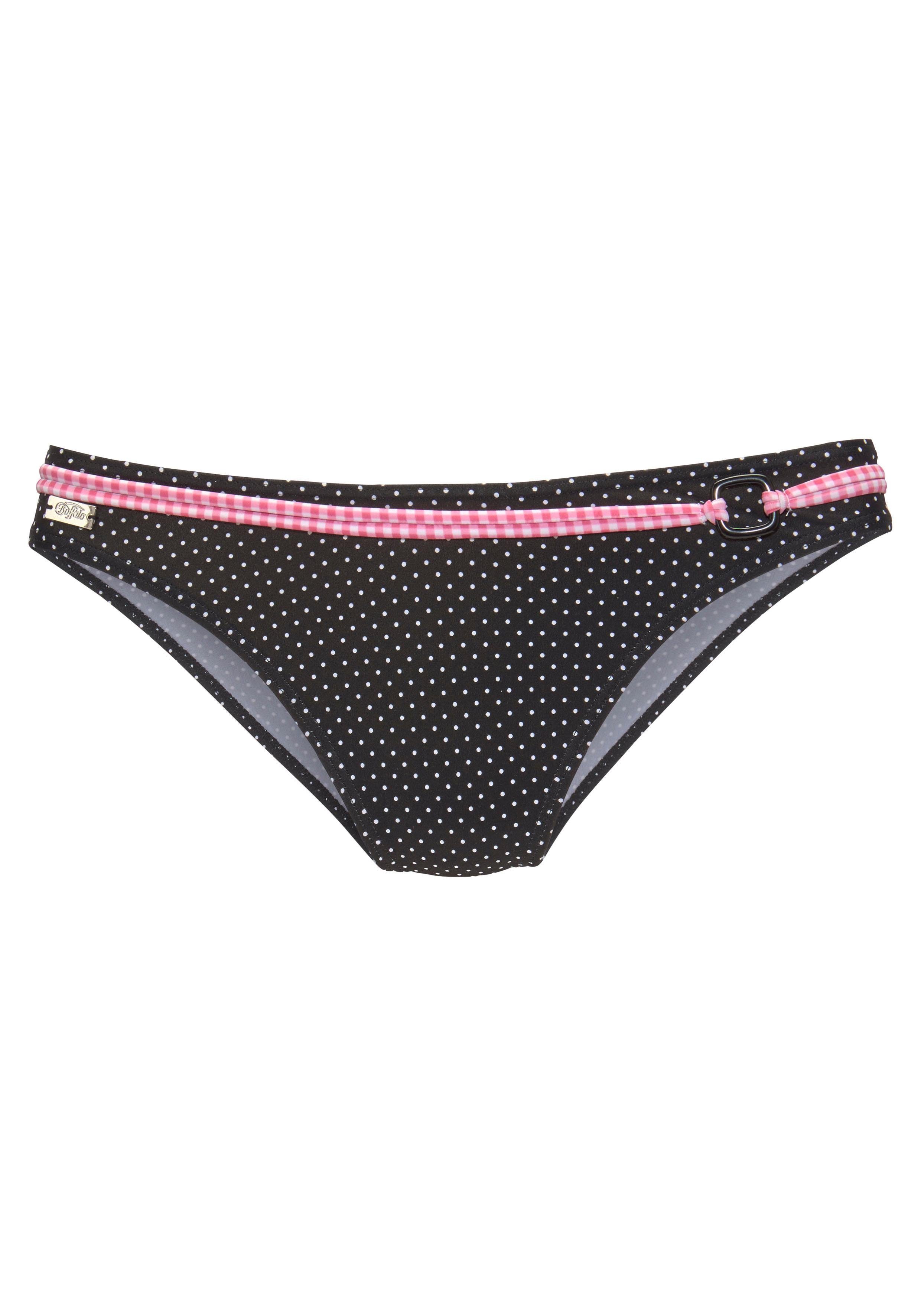 Buffalo Bikini-Hose Florida mit andersfarbigem Ziergürtel günstig online kaufen