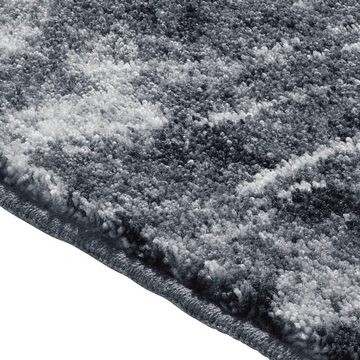 Duschmatte Duschvorlage "Marmor" halbrund Erwin Müller, Höhe 20 mm, Grafik