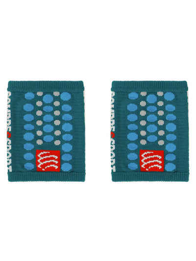 Compressport Handbandage Gelenkband Sweatbands 3D.Dots WSTV2 Shaded Spruce/Hawaiian Ocean _0T