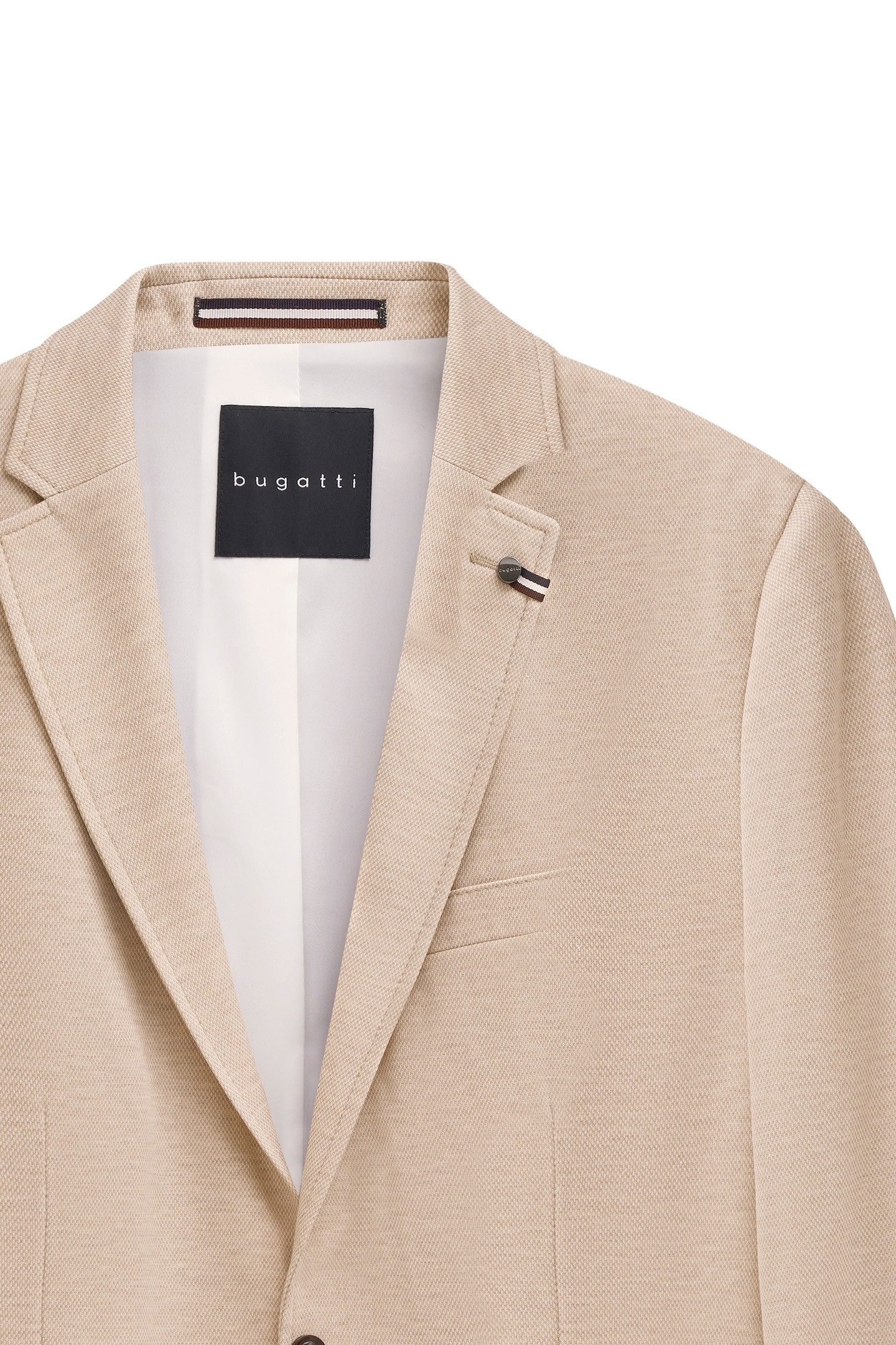 bugatti Sakko Modern Fit Jersey Stretch mit Taschen