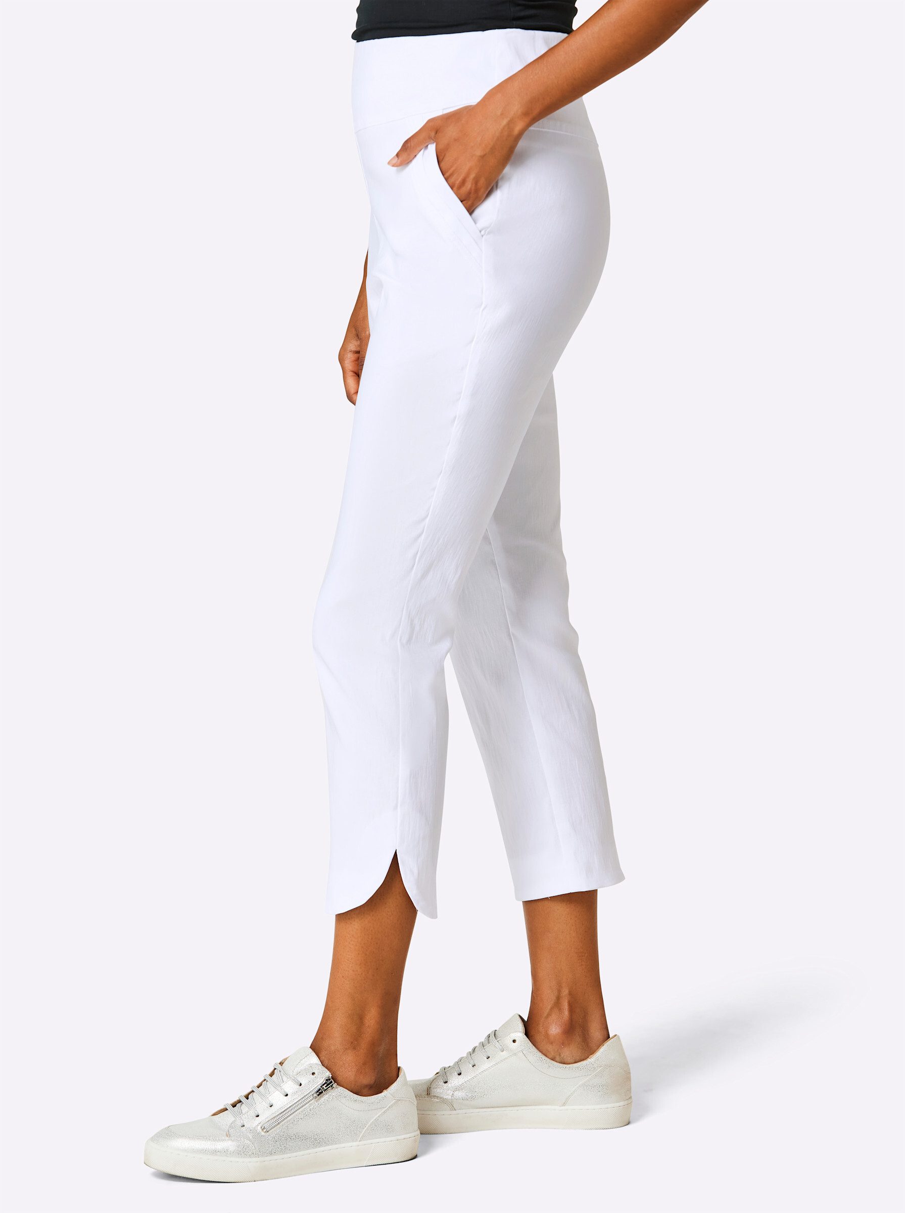 Stehmann Shorts Lyocell-7/8-Hose normal