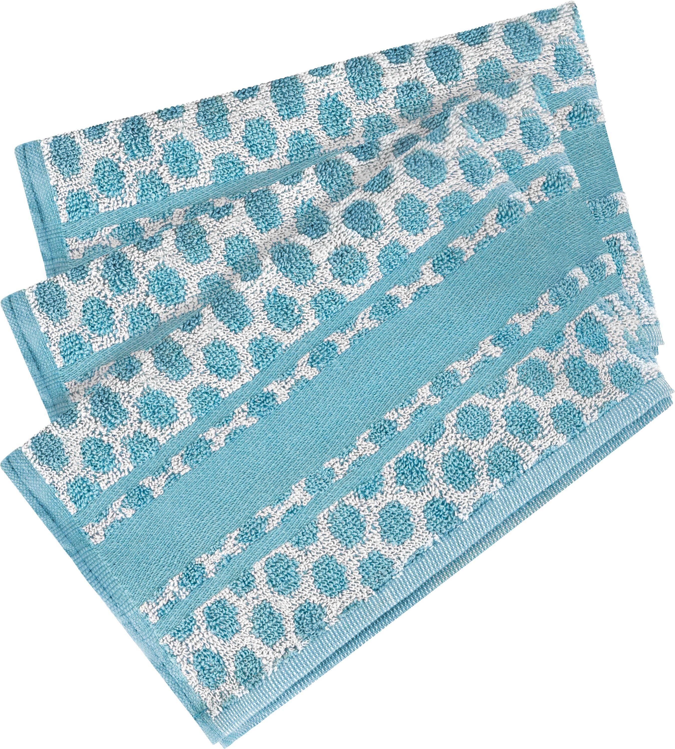 Aspero Geschirrtuch 3 Frottee Baumwoll-Geschirrtücher, (3er Pack), saugstarke Küchentücher – Bild 5 von 5