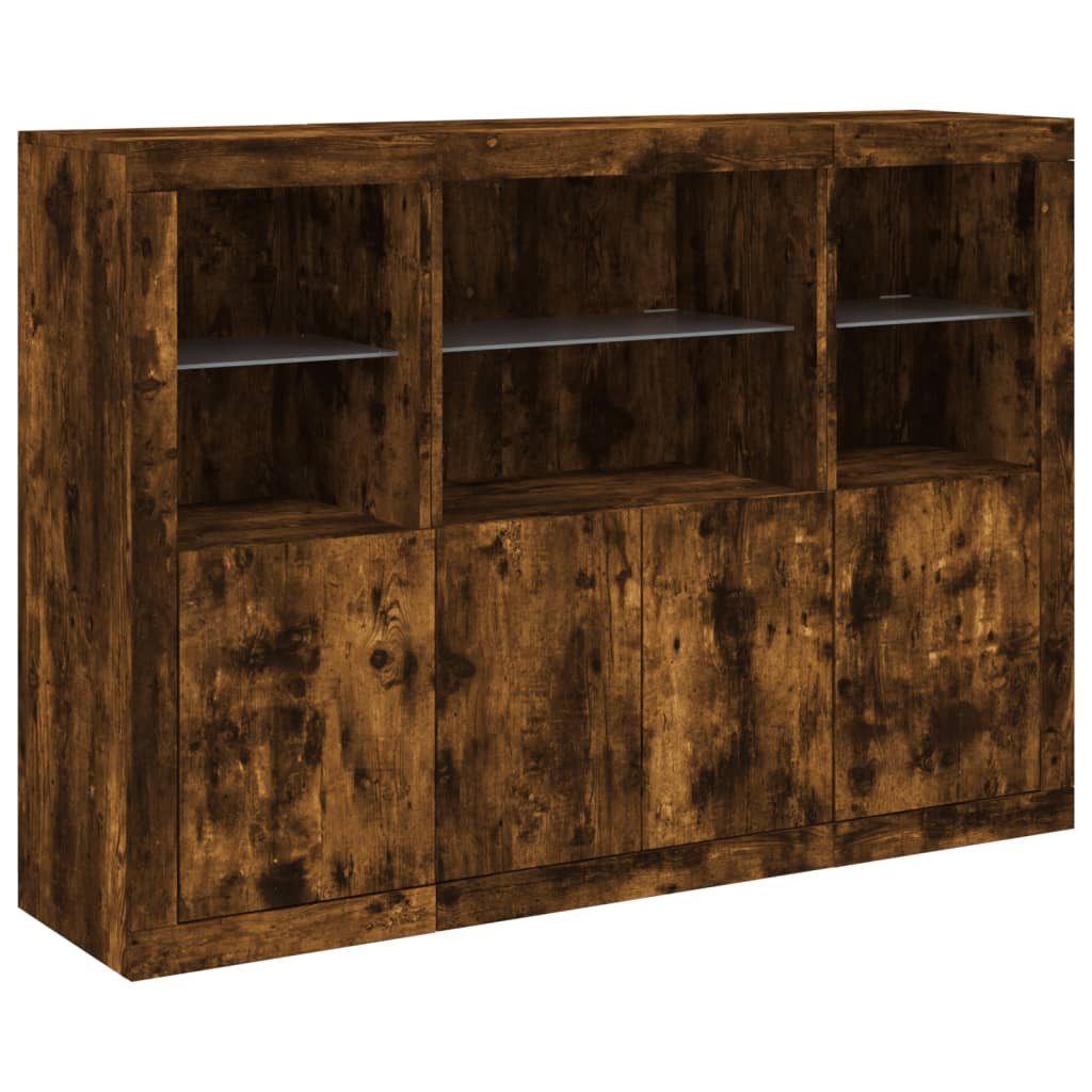vidaXL Sideboard Sideboards mit LED-Leuchten 3 günstig online kaufen