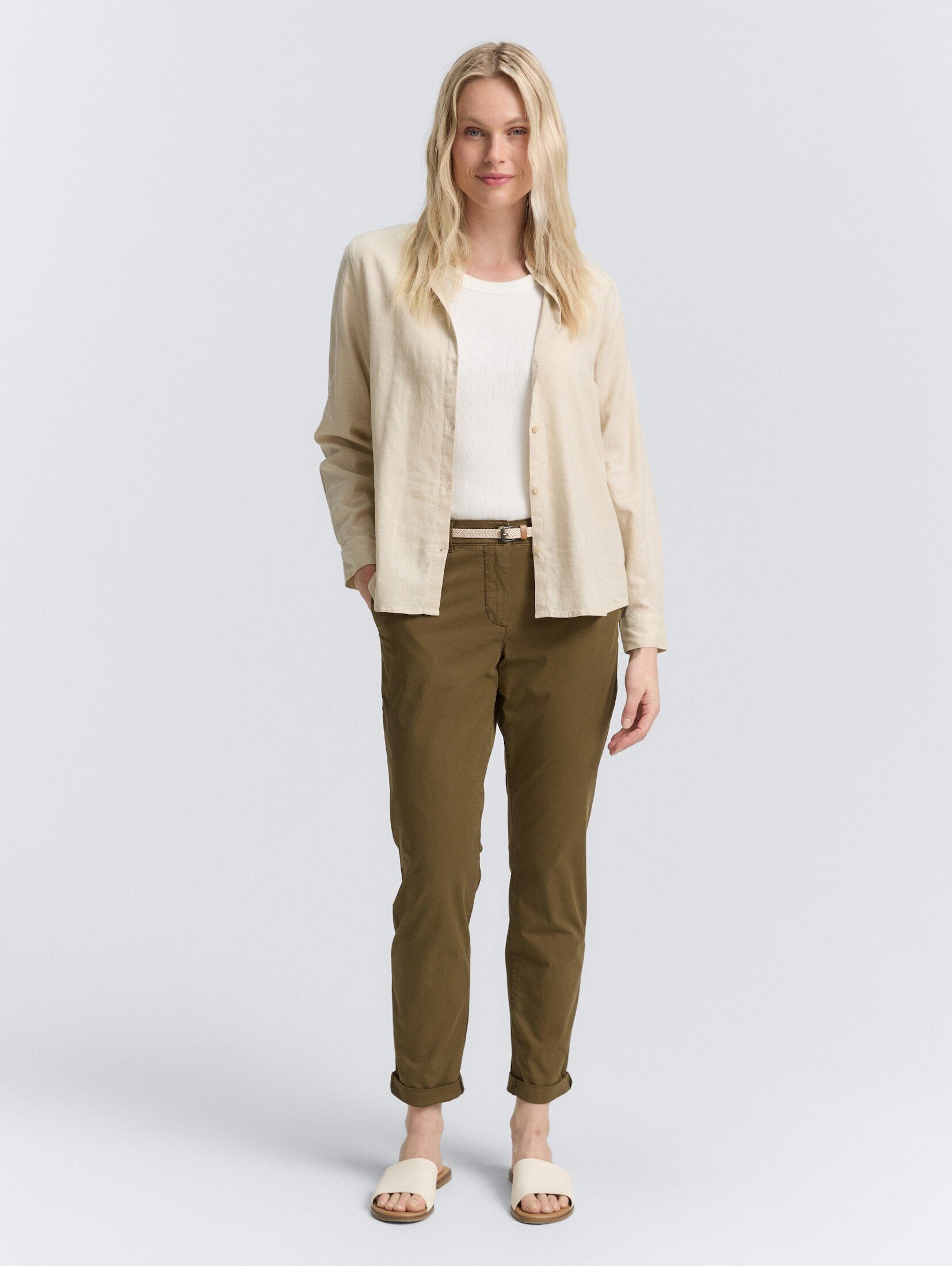 TOM TAILOR Stoffhose Slim Chino Hose günstig online kaufen
