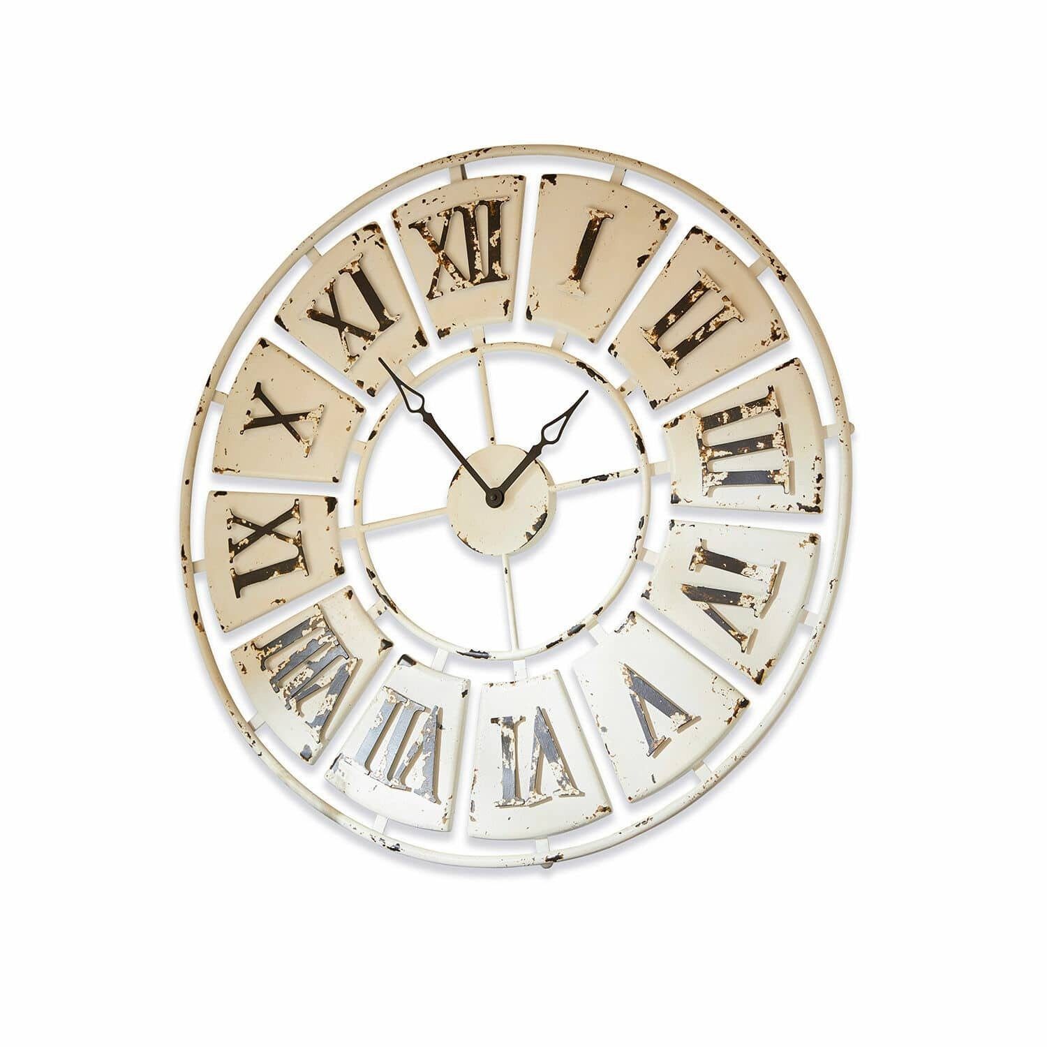 Wanduhr Uhr Guria antikweiß/creme