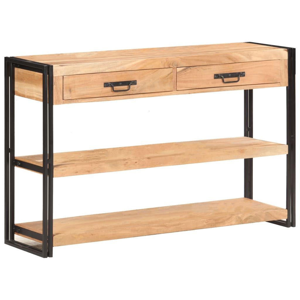 vidaXL Sideboard NA Sideboard 120x30x75 cm Akazie Massivholz