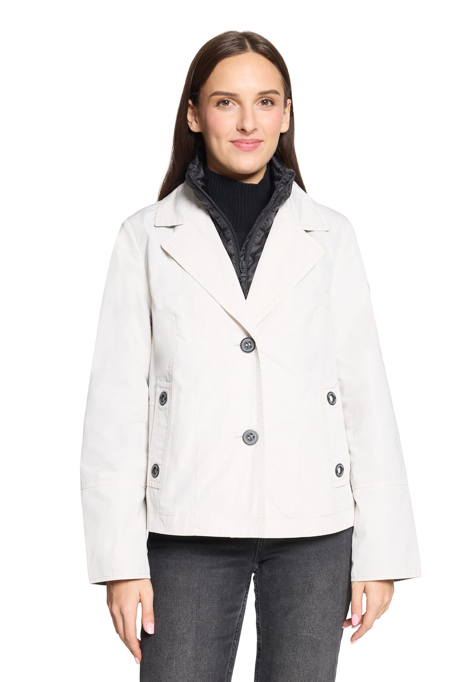 Amber & June Outdoorjacke Damen mit abnehmbarem Westenteil