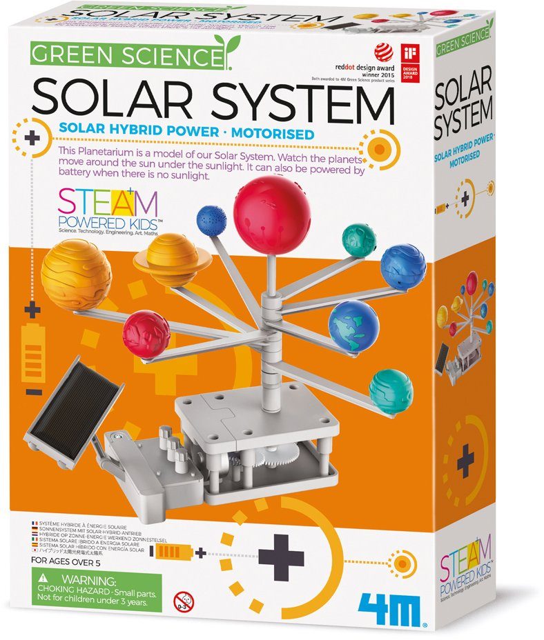 Image of 4M Experimentierkasten »Green Science - Sonnensystem mit Solar-Hybrid-Antrieb«