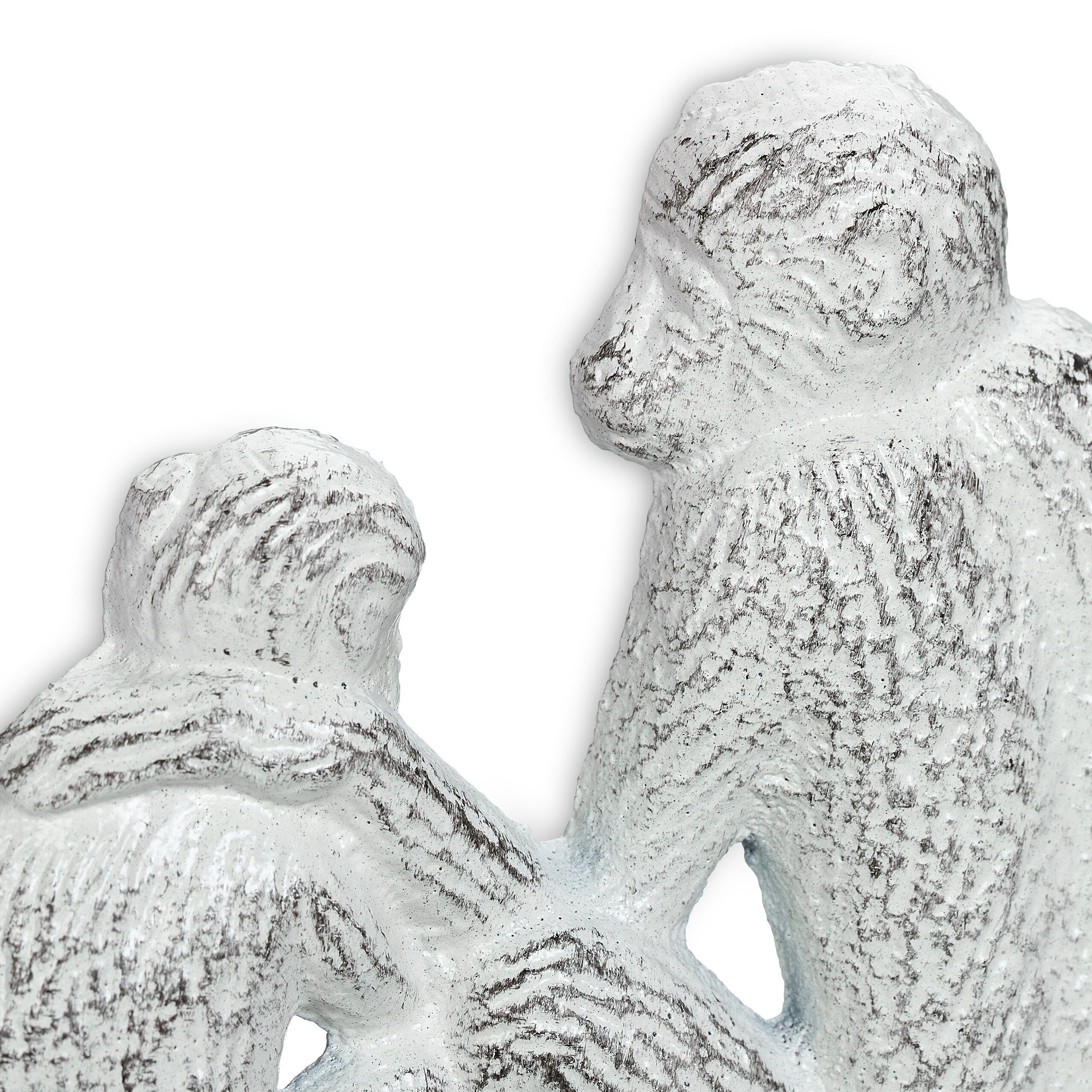 Garderobenleiste im Hakenleiste Weiße relaxdays Affen-Design