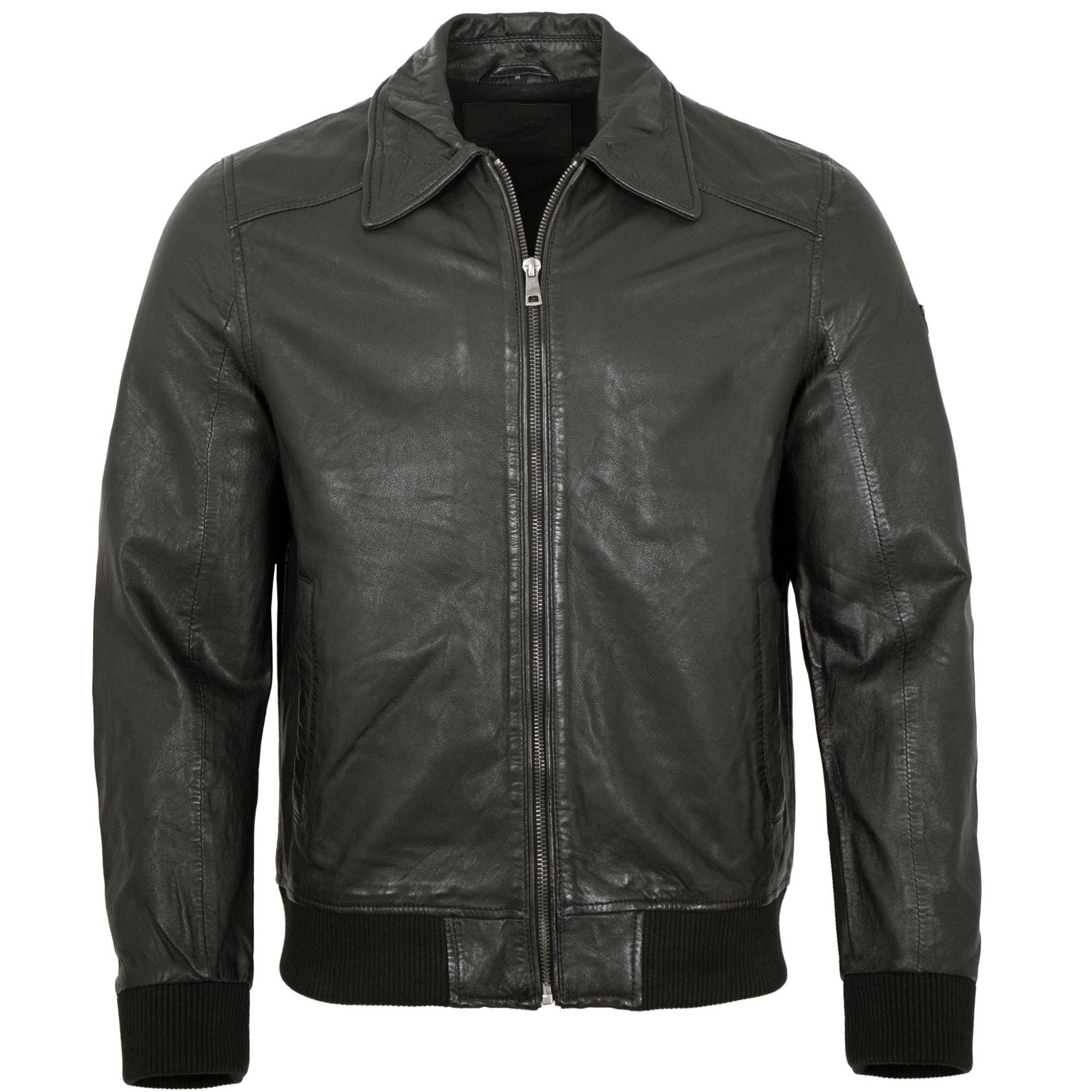 Mauritius Lederjacke MMCrovig Mauritius - Herren Lederjacke Lammnappa schwarz