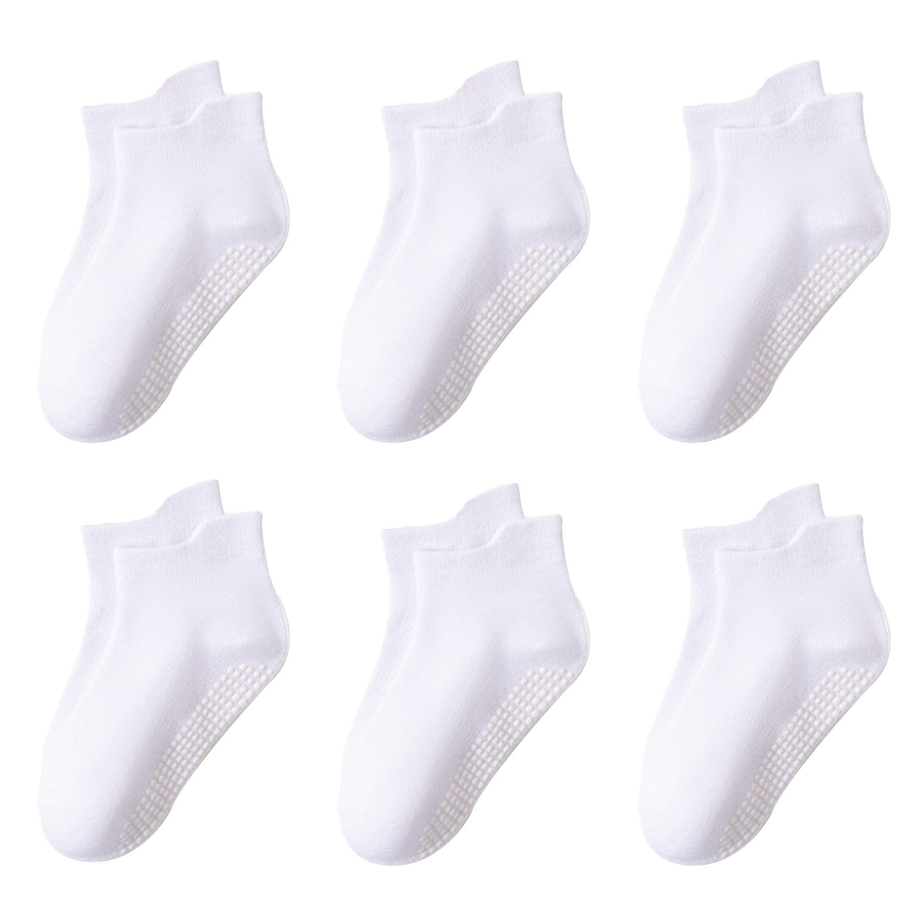 Sneakersocken Stoppersocken Kinder - 6 Paar ABS Socken Kinder Baby Jungen Kleinkind