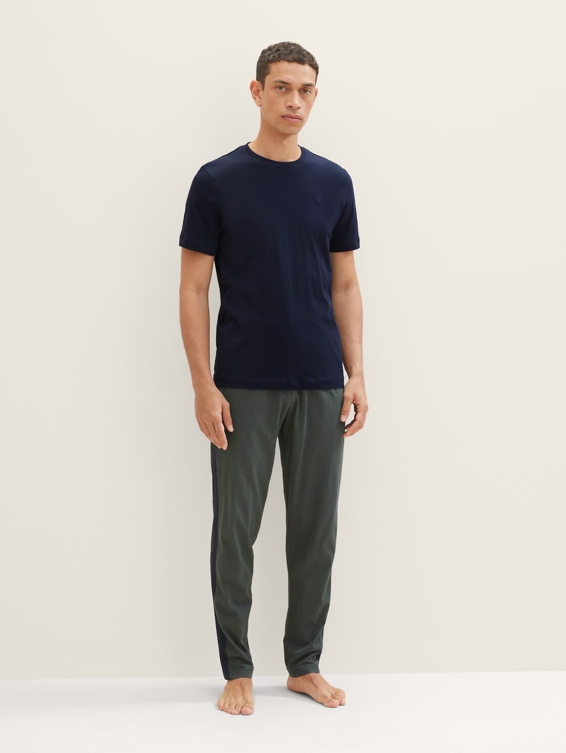 TOM TAILOR Pyjamahose Pyjama-Hose mit Streifenmuster günstig online kaufen