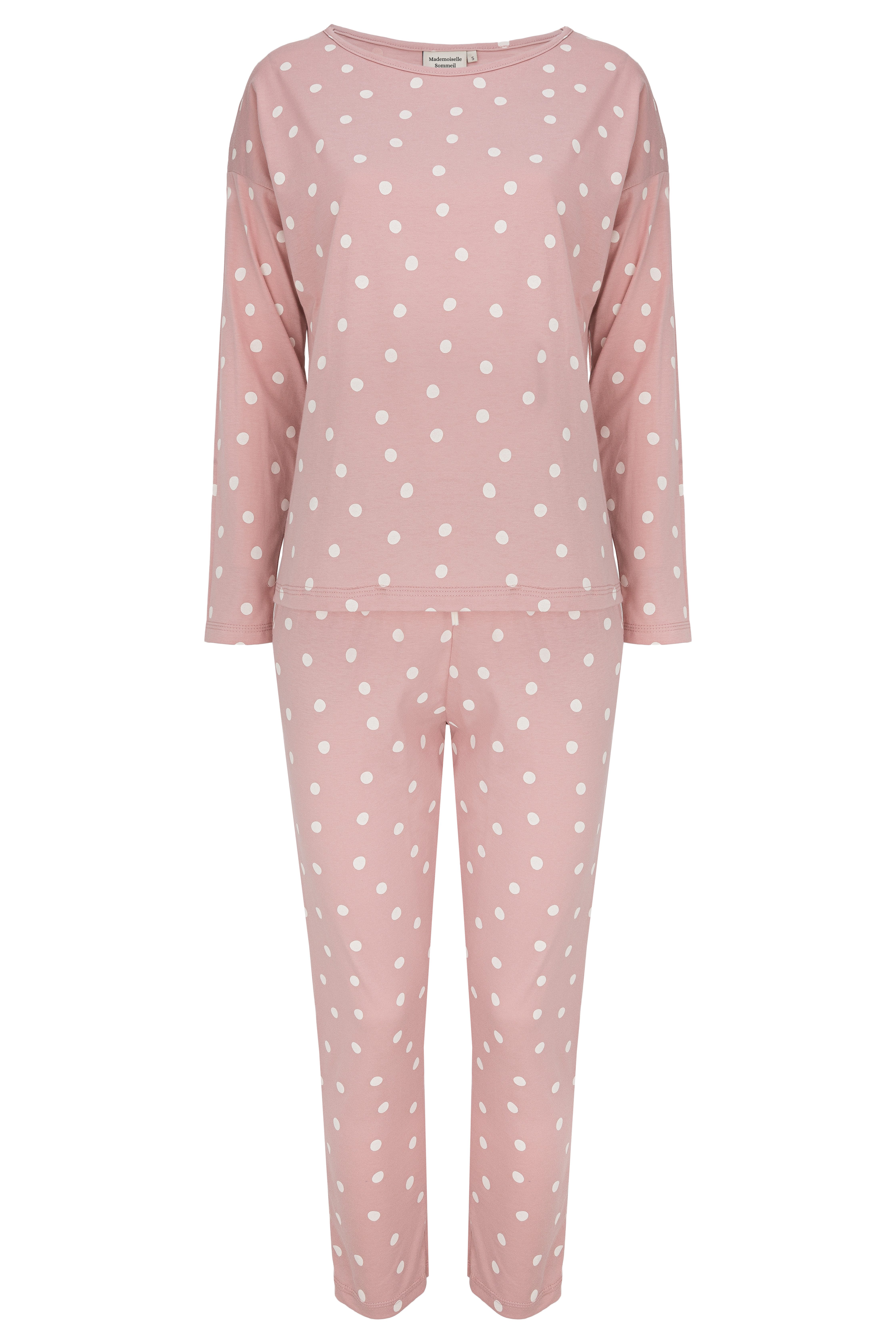 Mademoiselle Sommeil Capri-Pyjama 3/4 Schlafanzug mit langarm Oberteil in a günstig online kaufen
