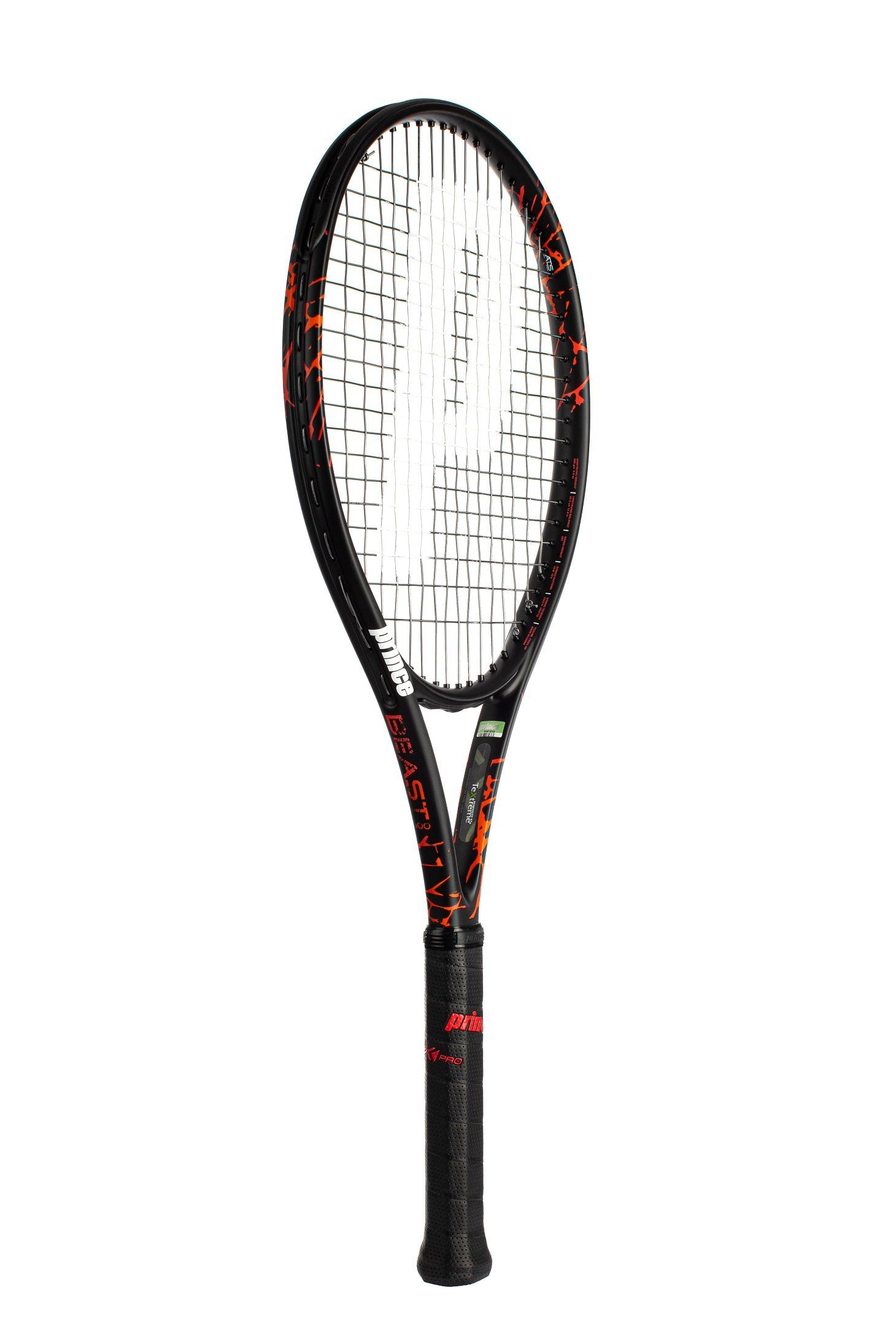 Tennisschläger Beast 100in/280g/Allround schwarz/rot - unbesaitet