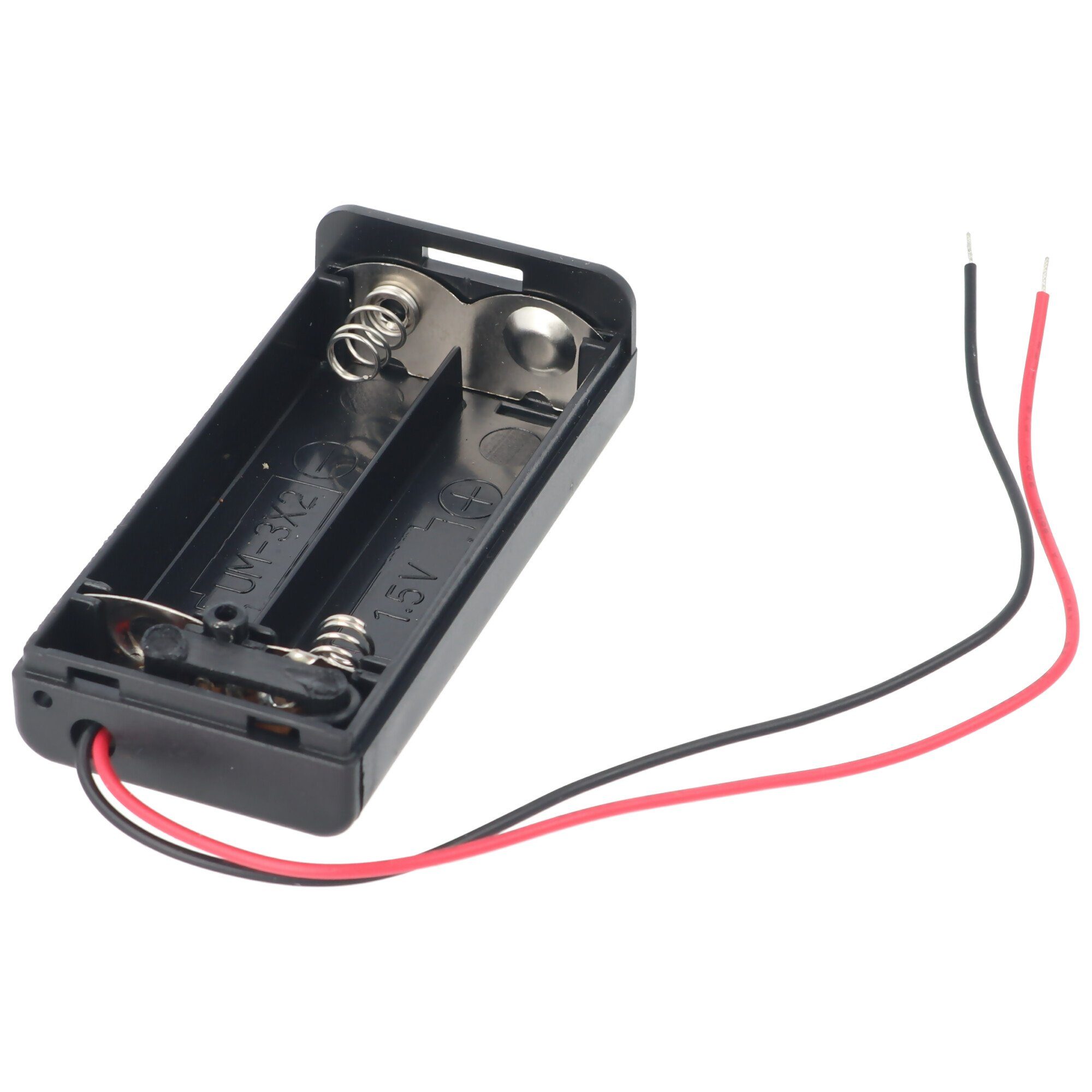 Mignon mit Batterie, (3,0 AA 2x AccuCell Schalter V) An/Aus Batteriehalter Batterie LR6 für