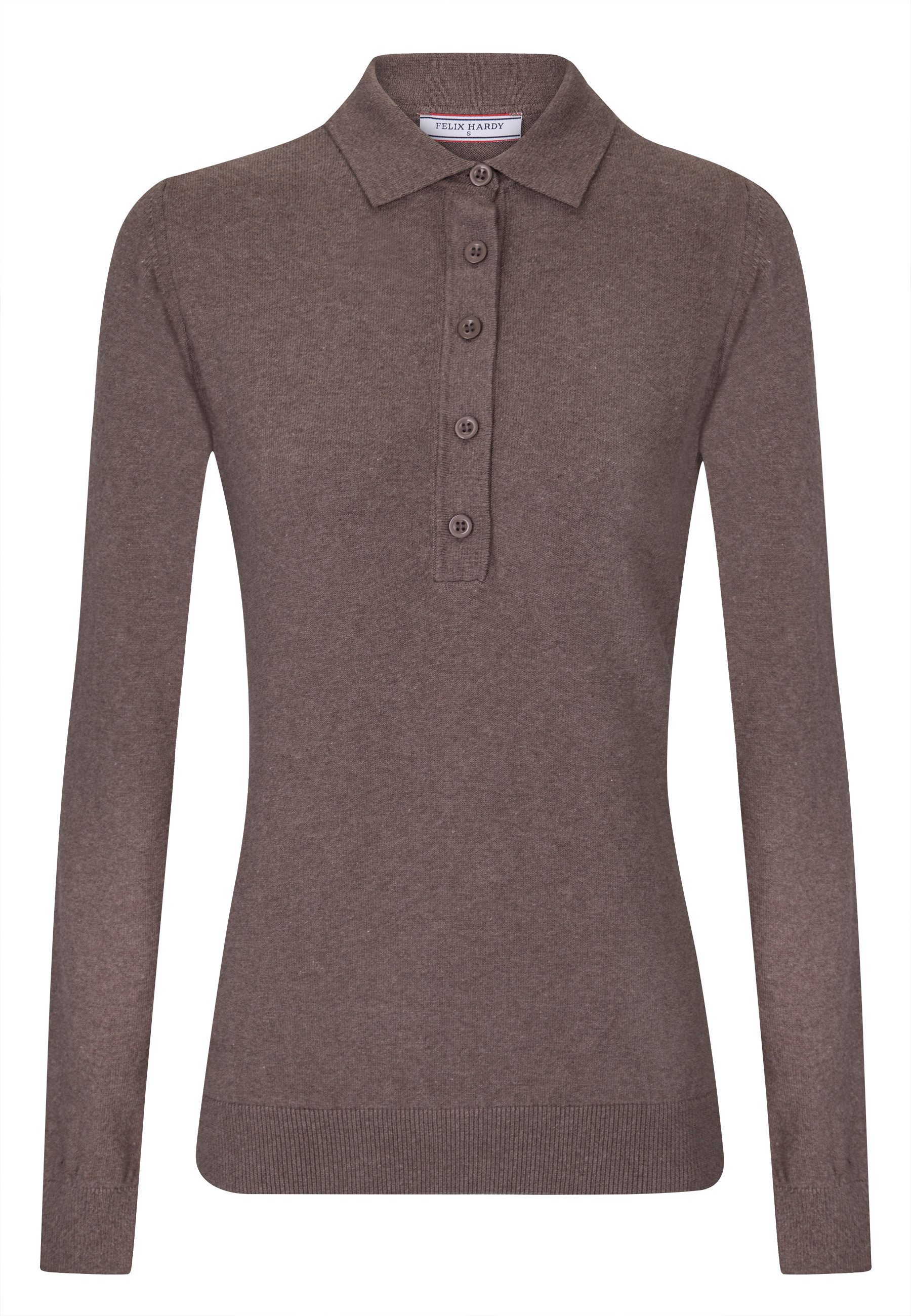 Felix Hardy Polokragenpullover Pullover mit Rollkragen und Knöpfen