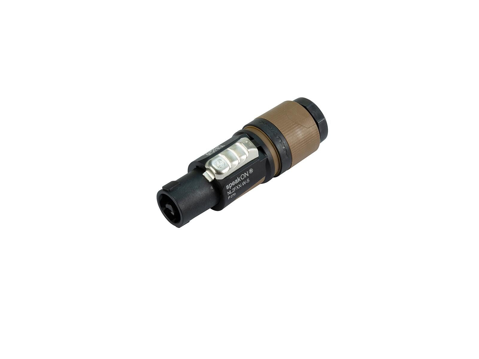Neutrik Lautsprecherstecker NEUTRIK Speakon Kabelstecker 2pol NL2FXX-W-S